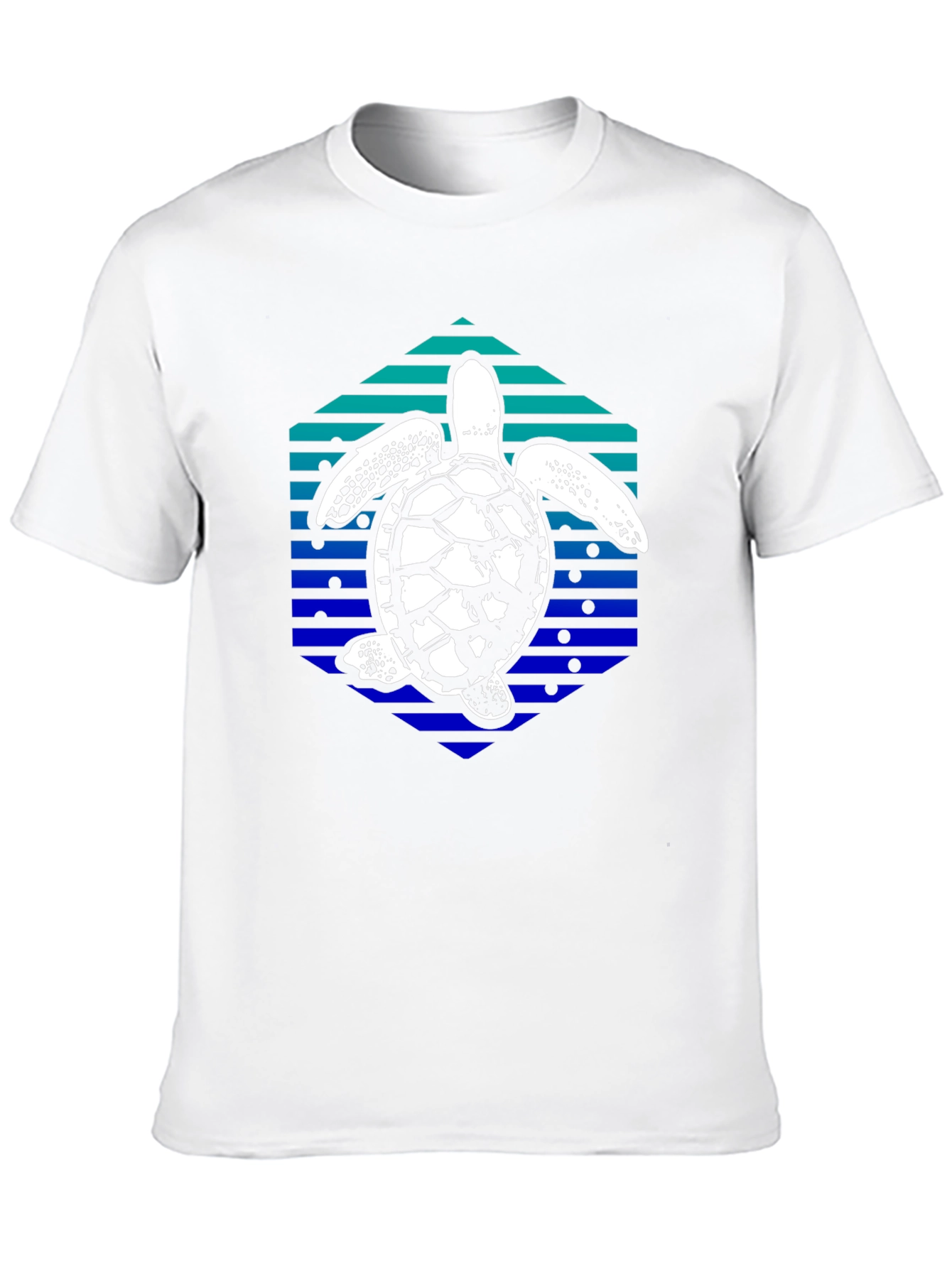 Sea Turtle Hexagon Graphic Tee