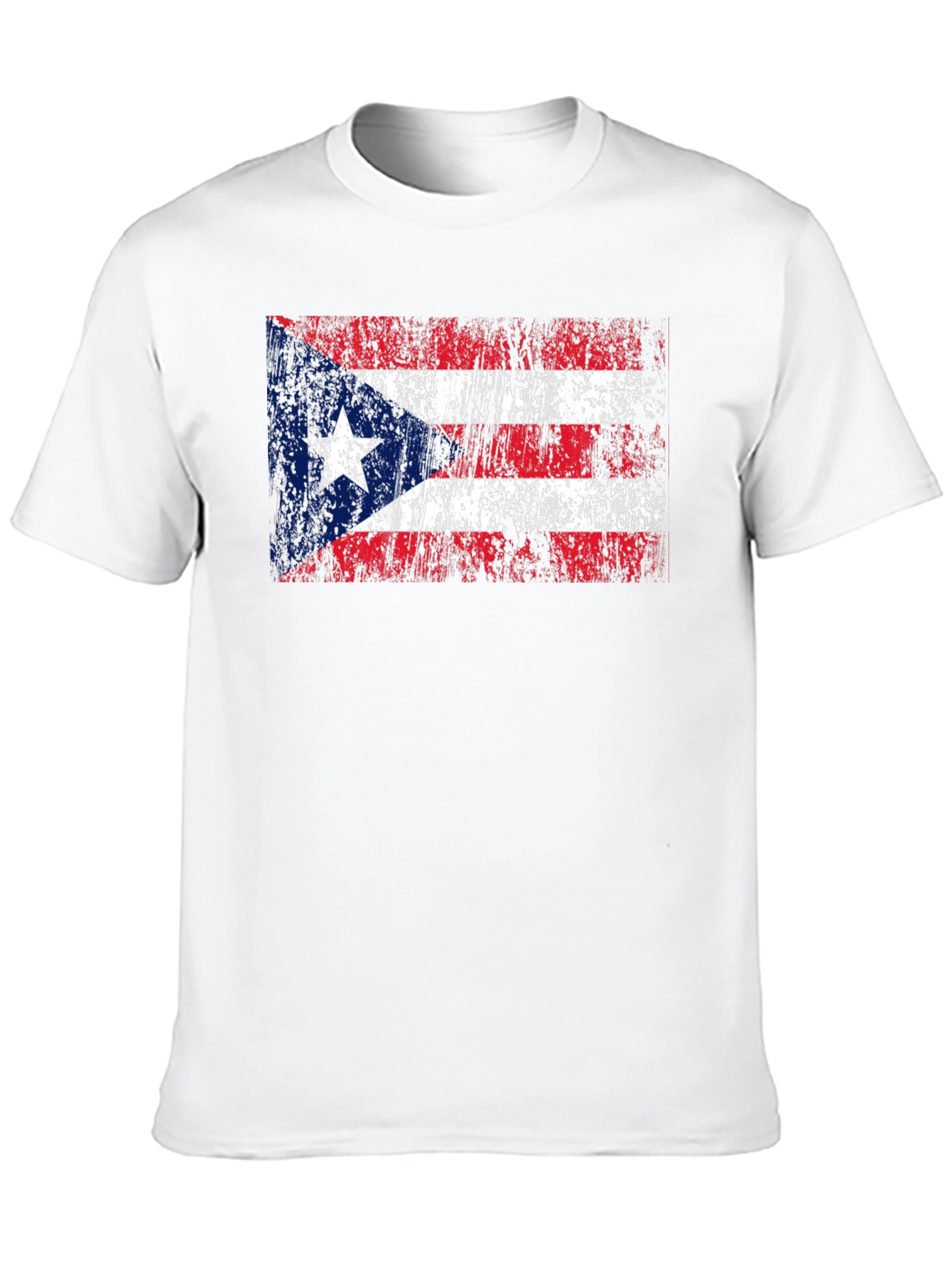Puerto Rico Flag Distressed T-Shirt