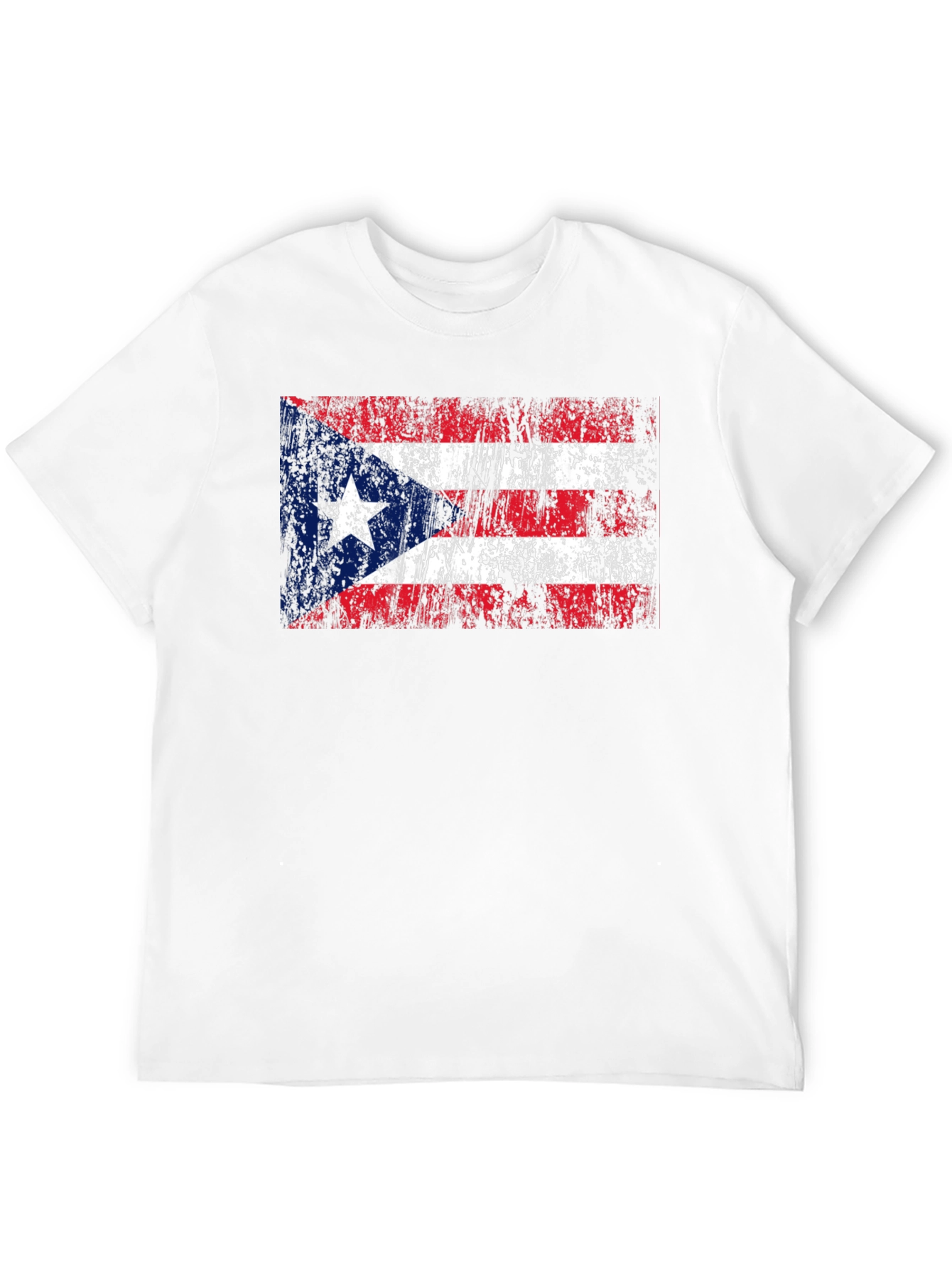 Puerto Rico Flag Distressed T-Shirt