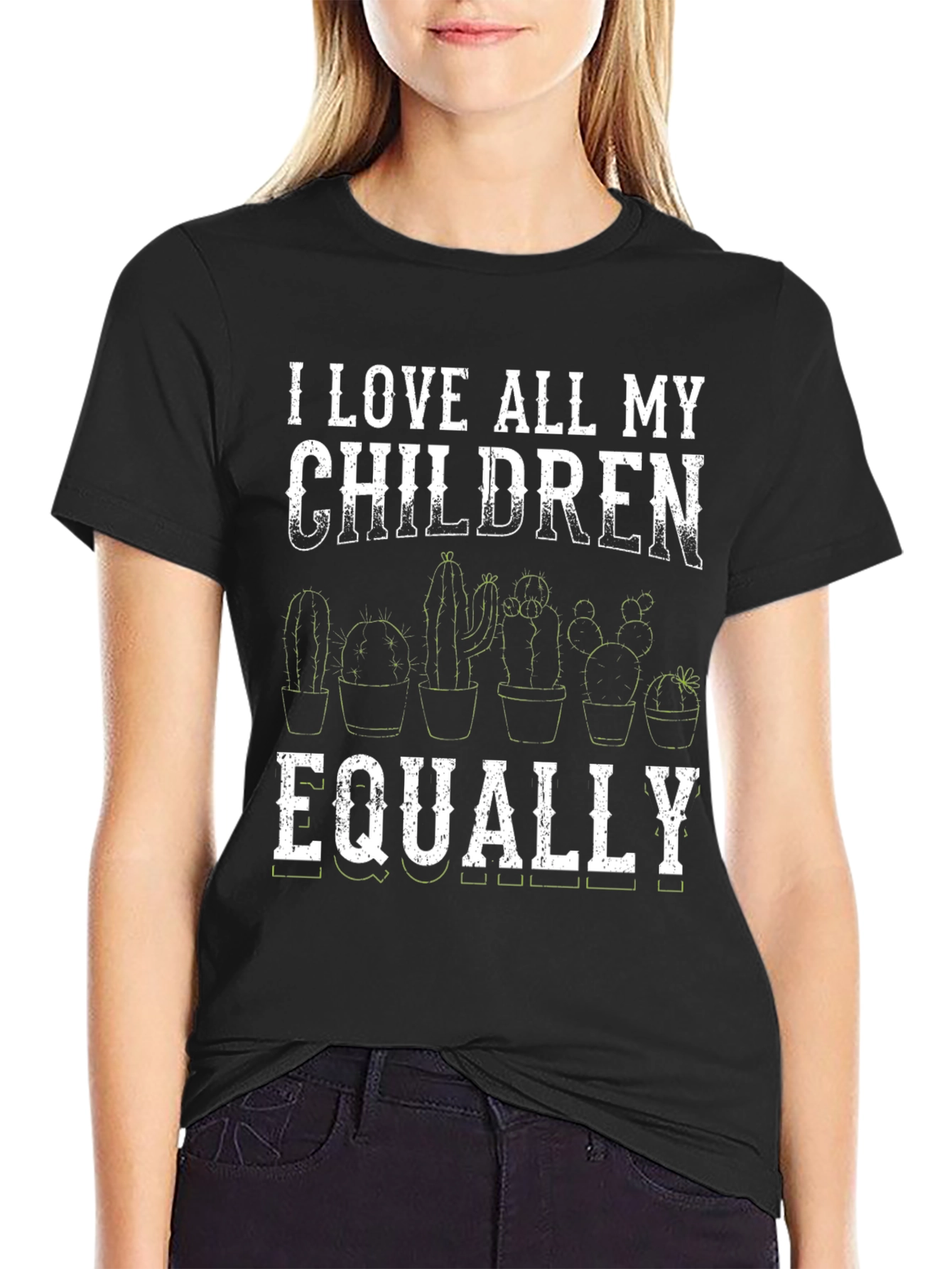 I Love All My Children Equally Cactus T-Shirt