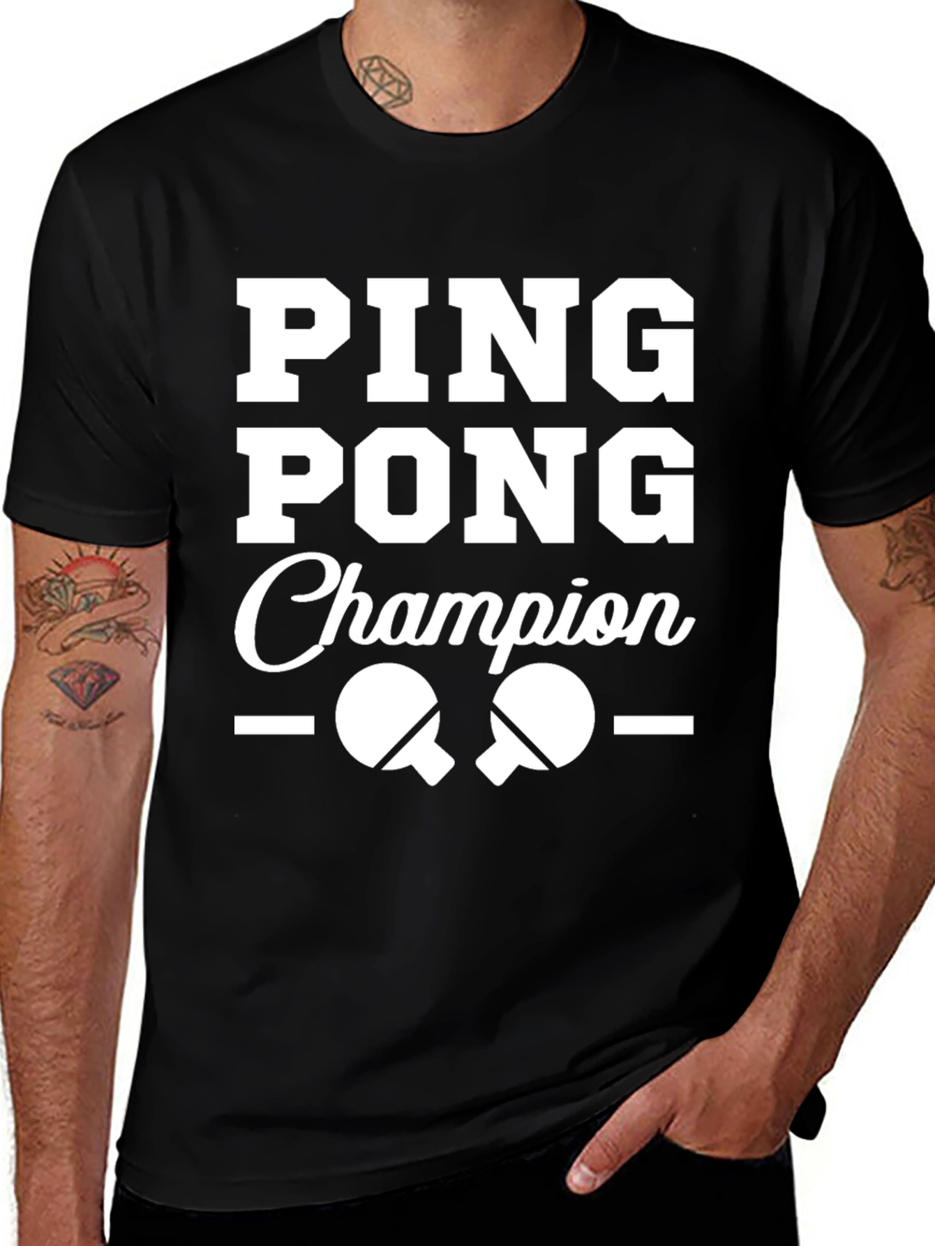 Ping Pong Champion Graphic T-Shirt