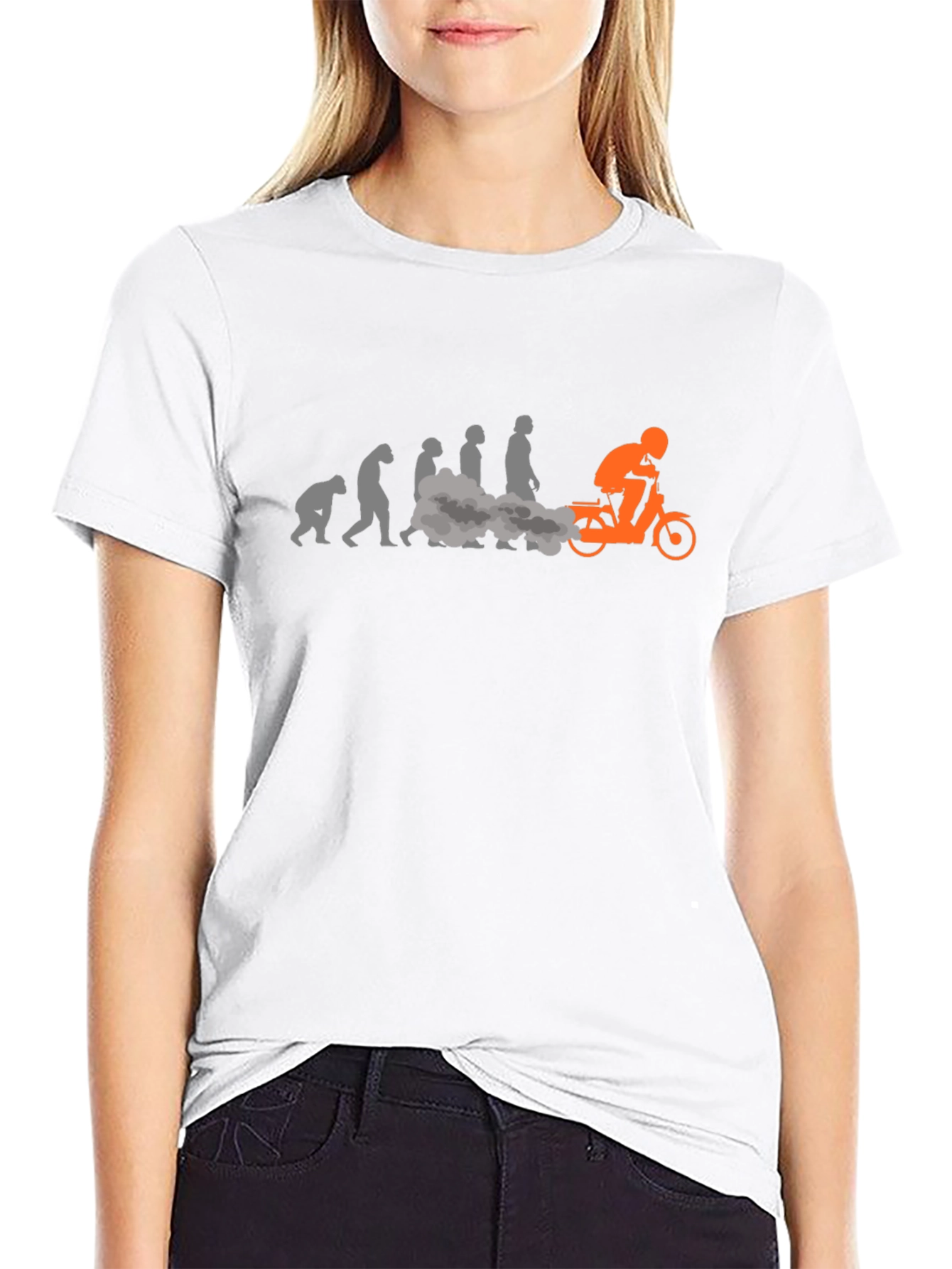 Evolution Moped T-Shirt - Black