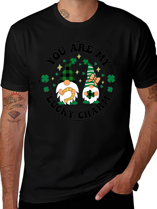 Lucky Charm St. Patricks Day Gnome T-Shirt
