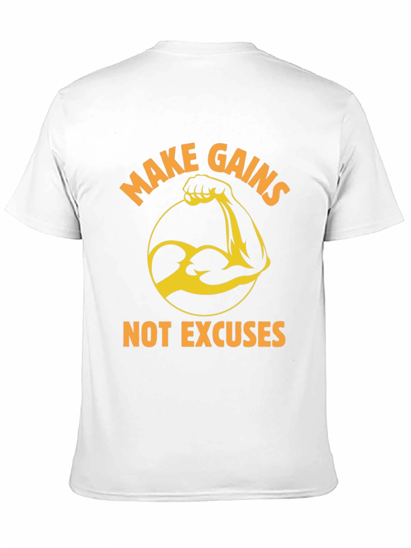 Make Gains Graphic Tee - Black Gym T-Shirt