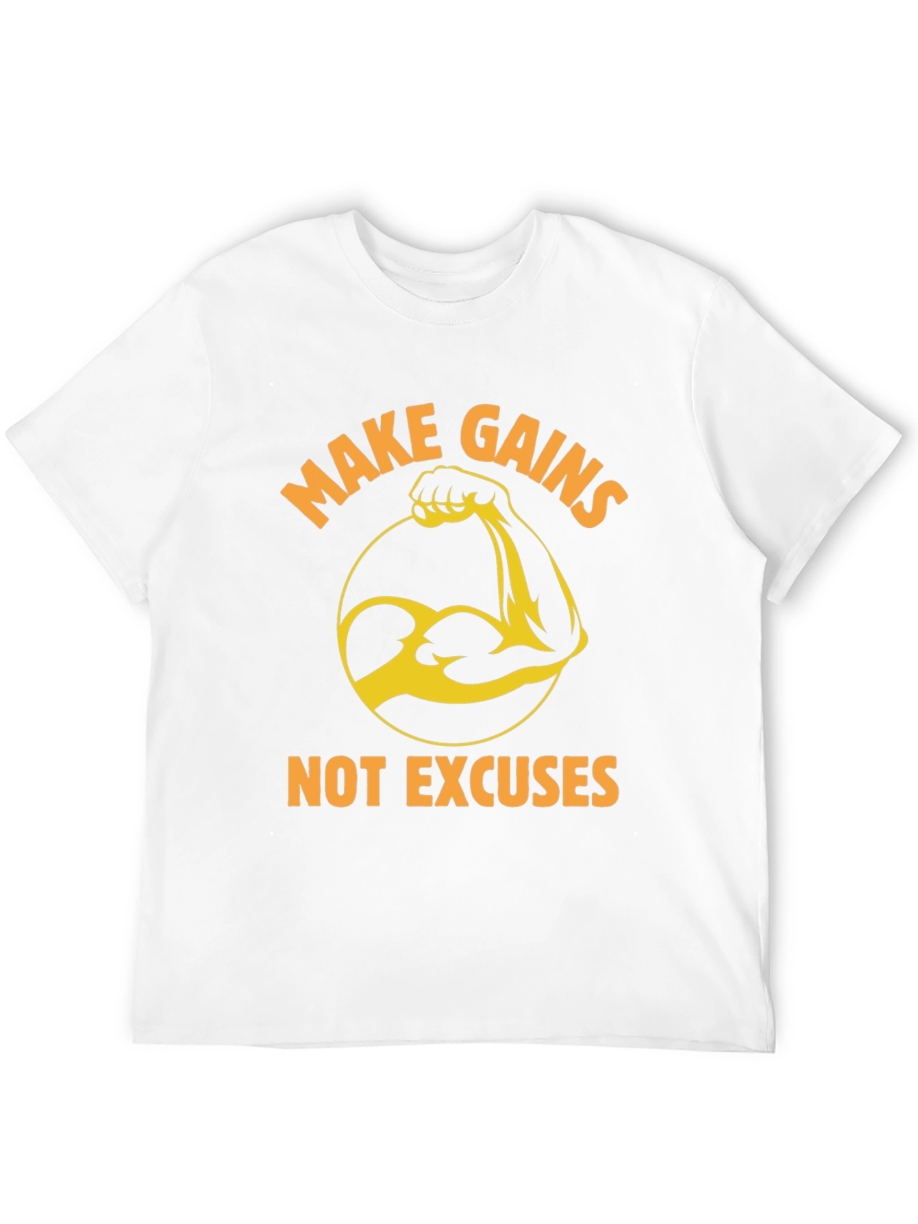 Make Gains Graphic Tee - Black Gym T-Shirt