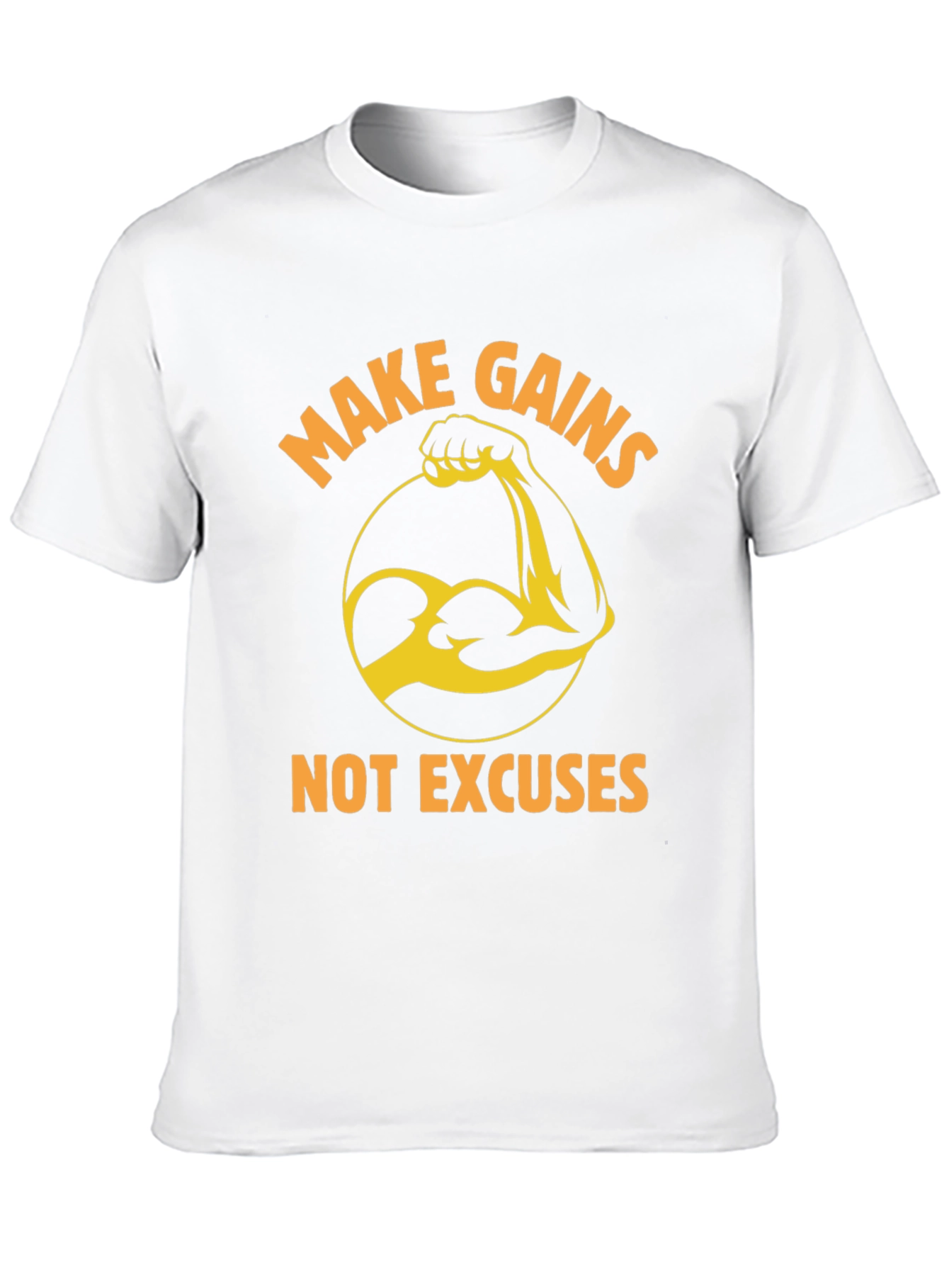 Make Gains Graphic Tee - Black Gym T-Shirt