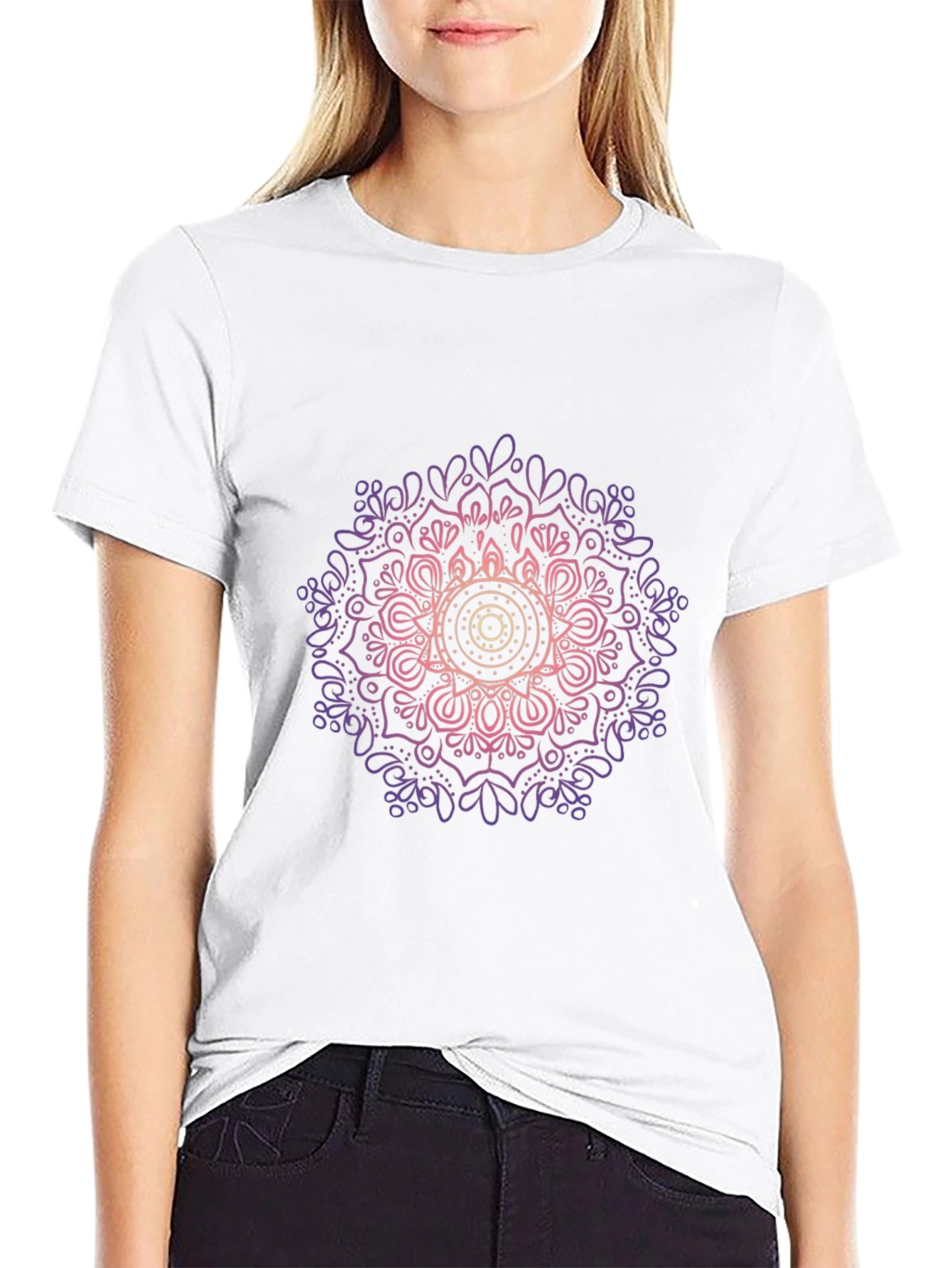 Mandala Graphic Tee - Stylish Casual Wear