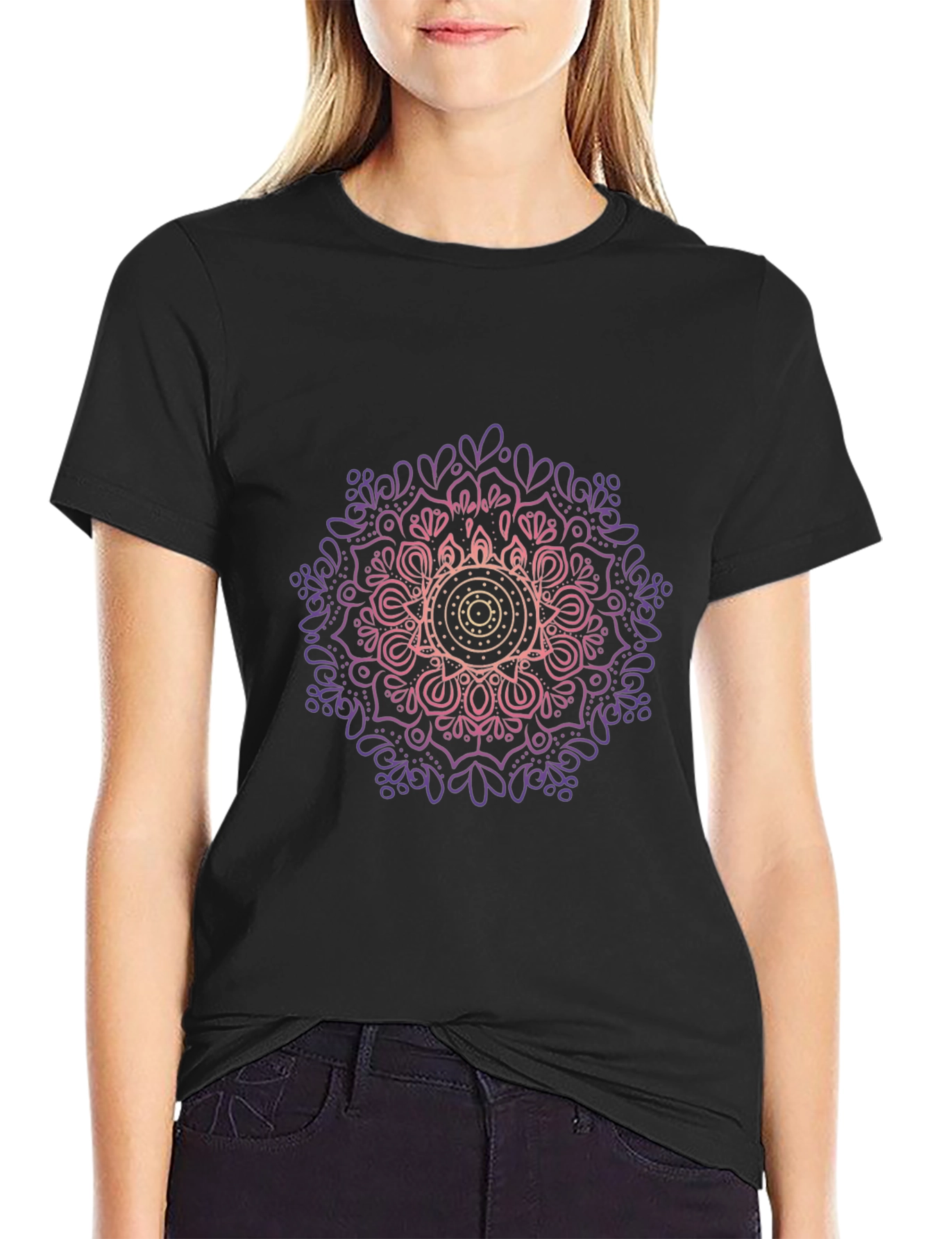 Mandala Graphic Tee - Stylish Casual Wear
