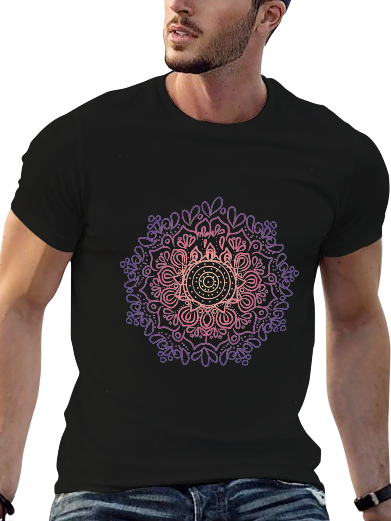 Mandala Graphic Tee - Stylish Casual Wear