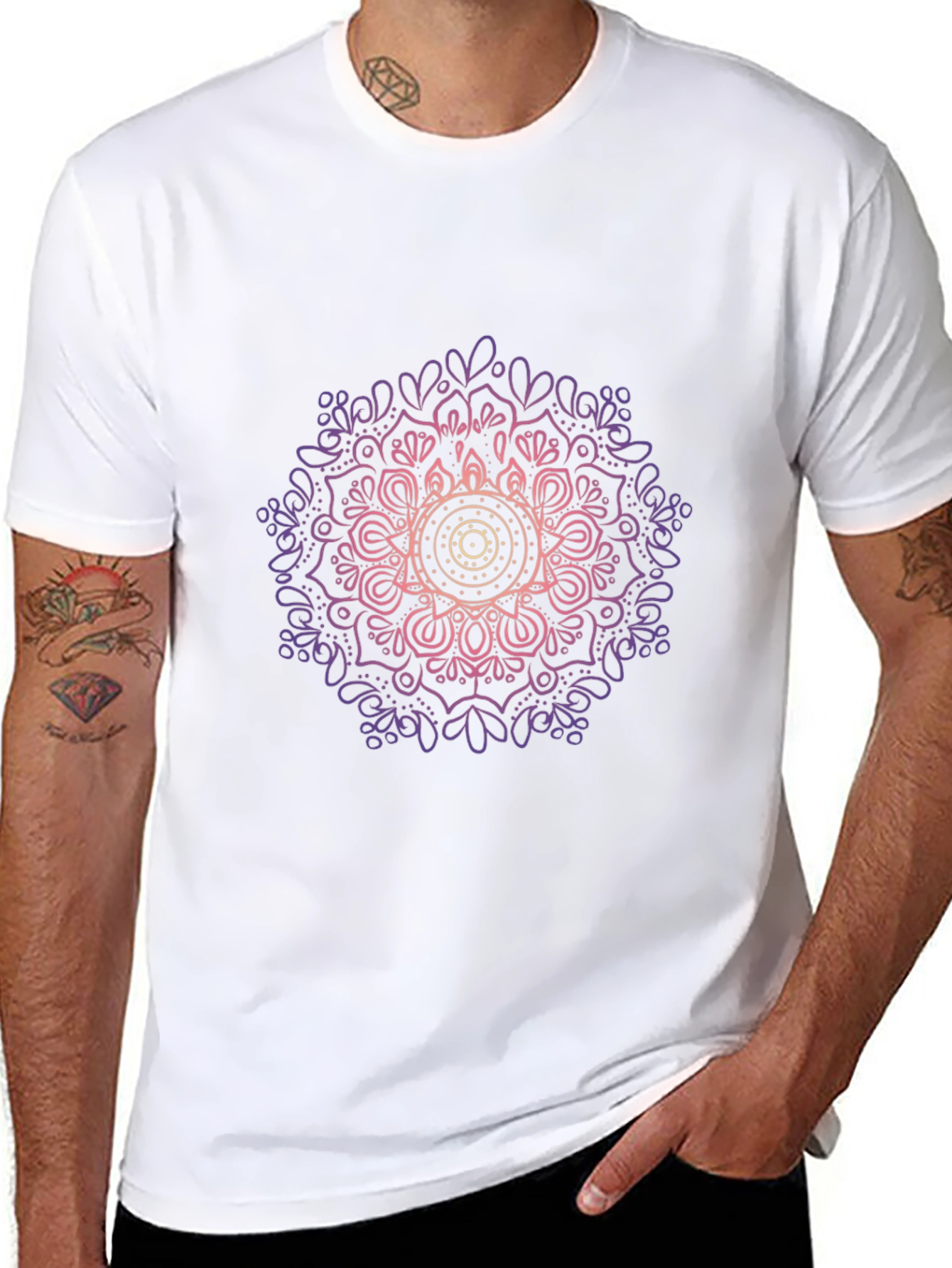 Mandala Graphic Tee - Stylish Casual Wear