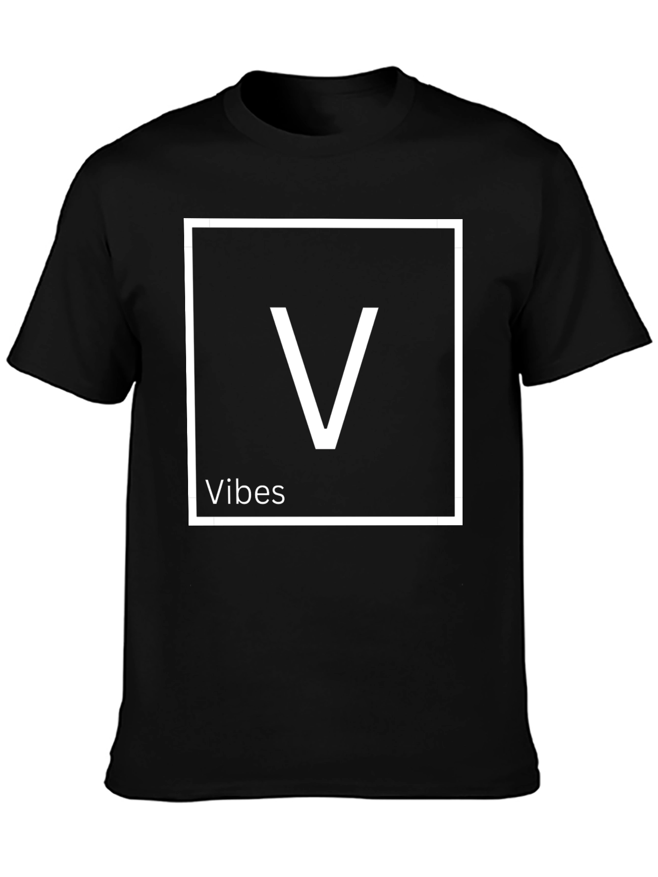 V Vibes Graphic Tee - Mens Black T-Shirt