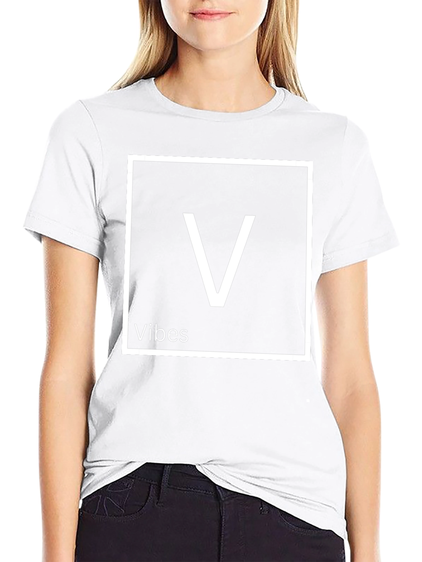 V Vibes Graphic Tee - Mens Black T-Shirt