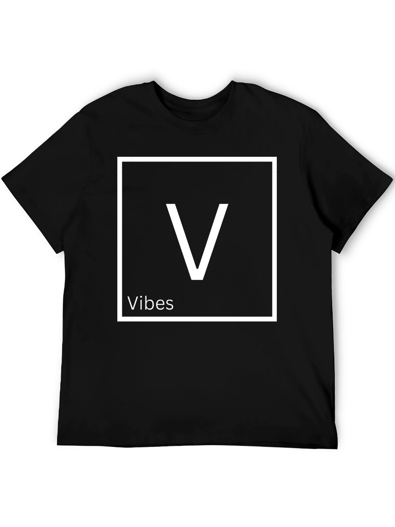 V Vibes Graphic Tee - Mens Black T-Shirt