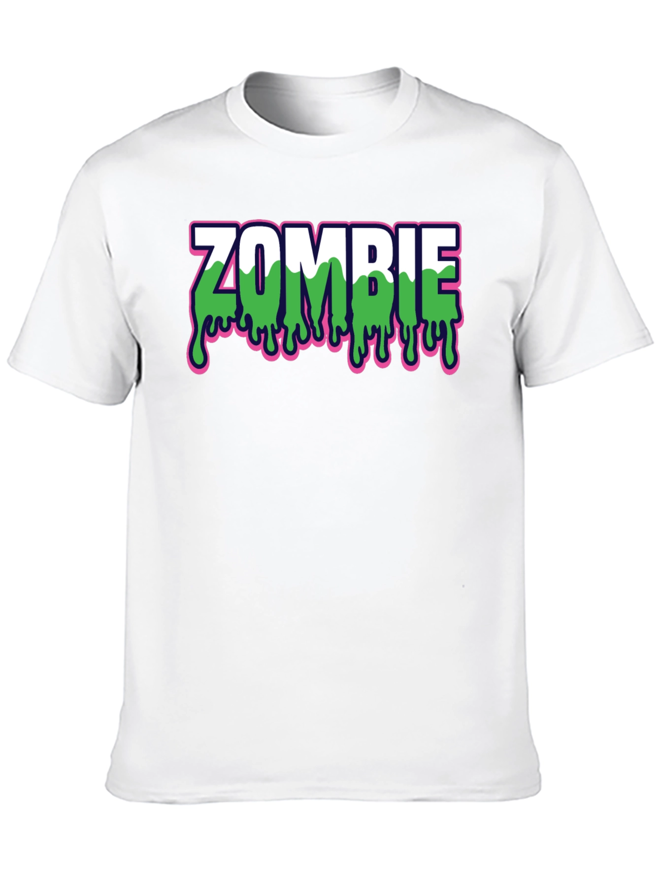 Zombie Drip Graphic Black T-Shirt