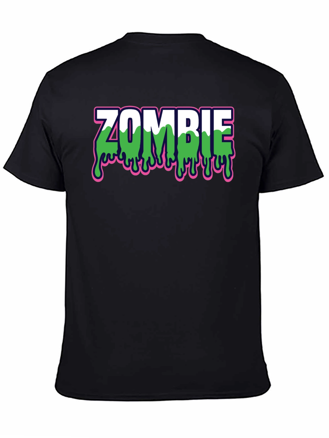 Zombie Drip Graphic Black T-Shirt