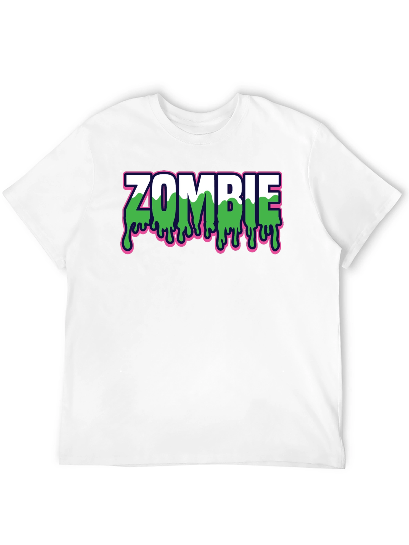 Zombie Drip Graphic Black T-Shirt