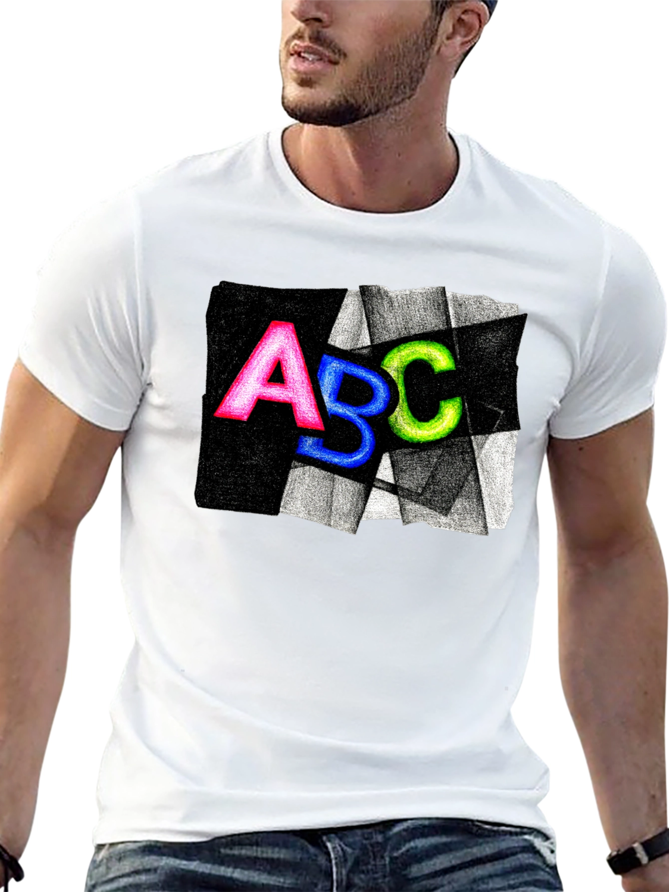 ABC Graphic Tee - Funky Alphabet Shirt
