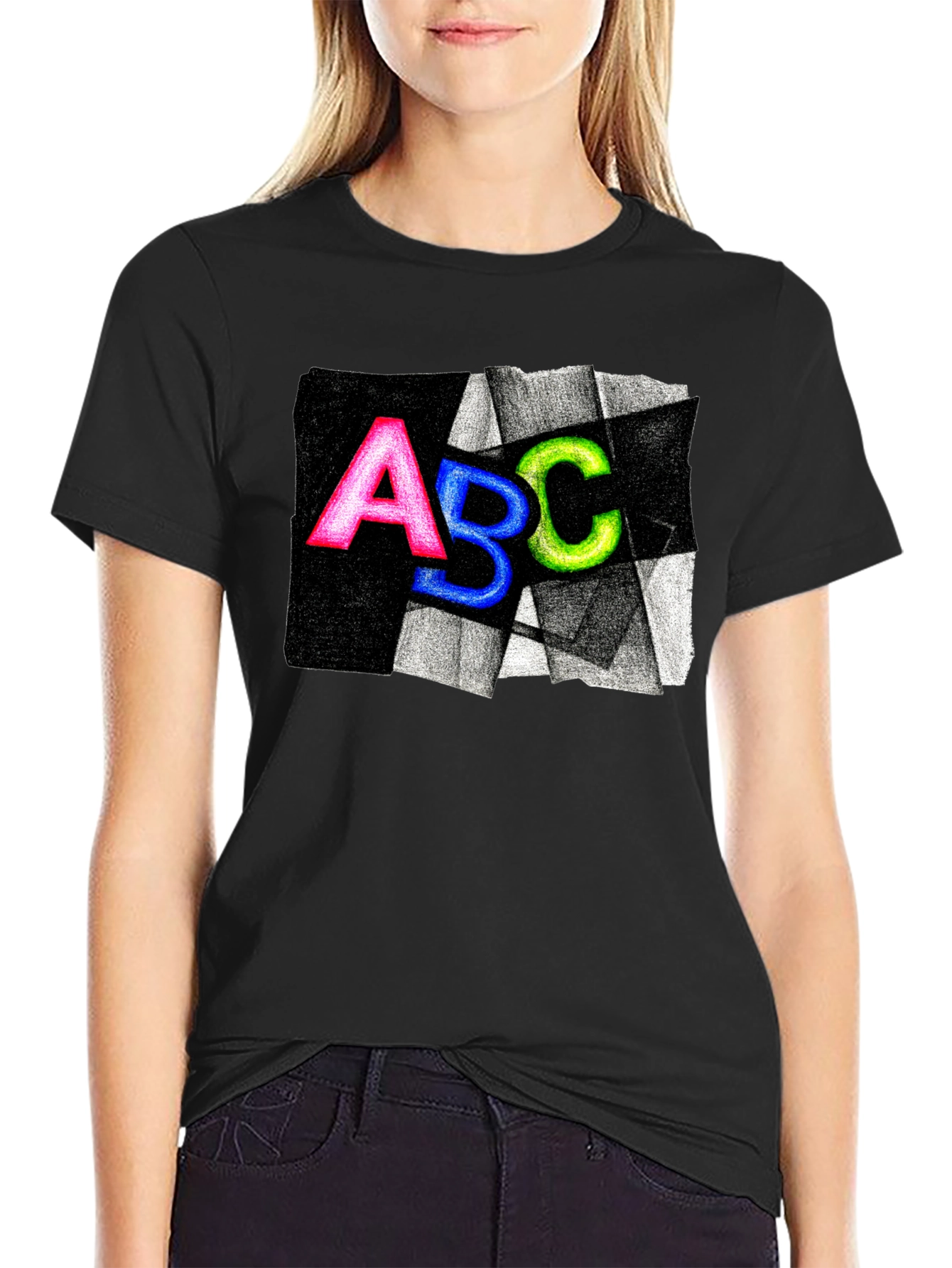 ABC Graphic Tee - Funky Alphabet Shirt