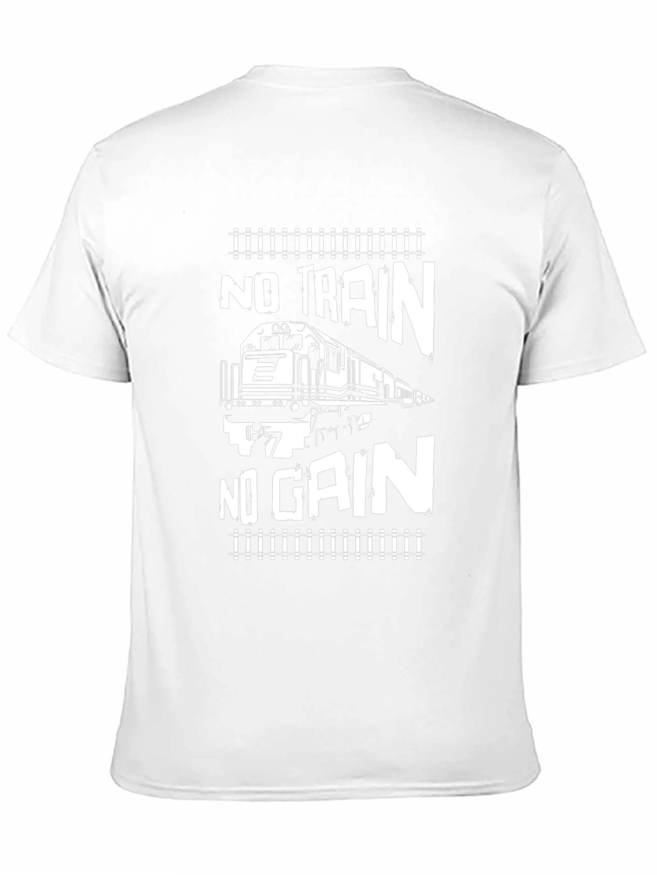 No Train No Gain Graphic Tee - Black