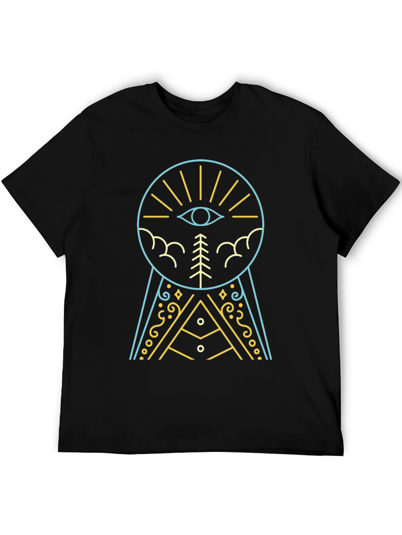 Mystic Eye Graphic Tee - Modern Style