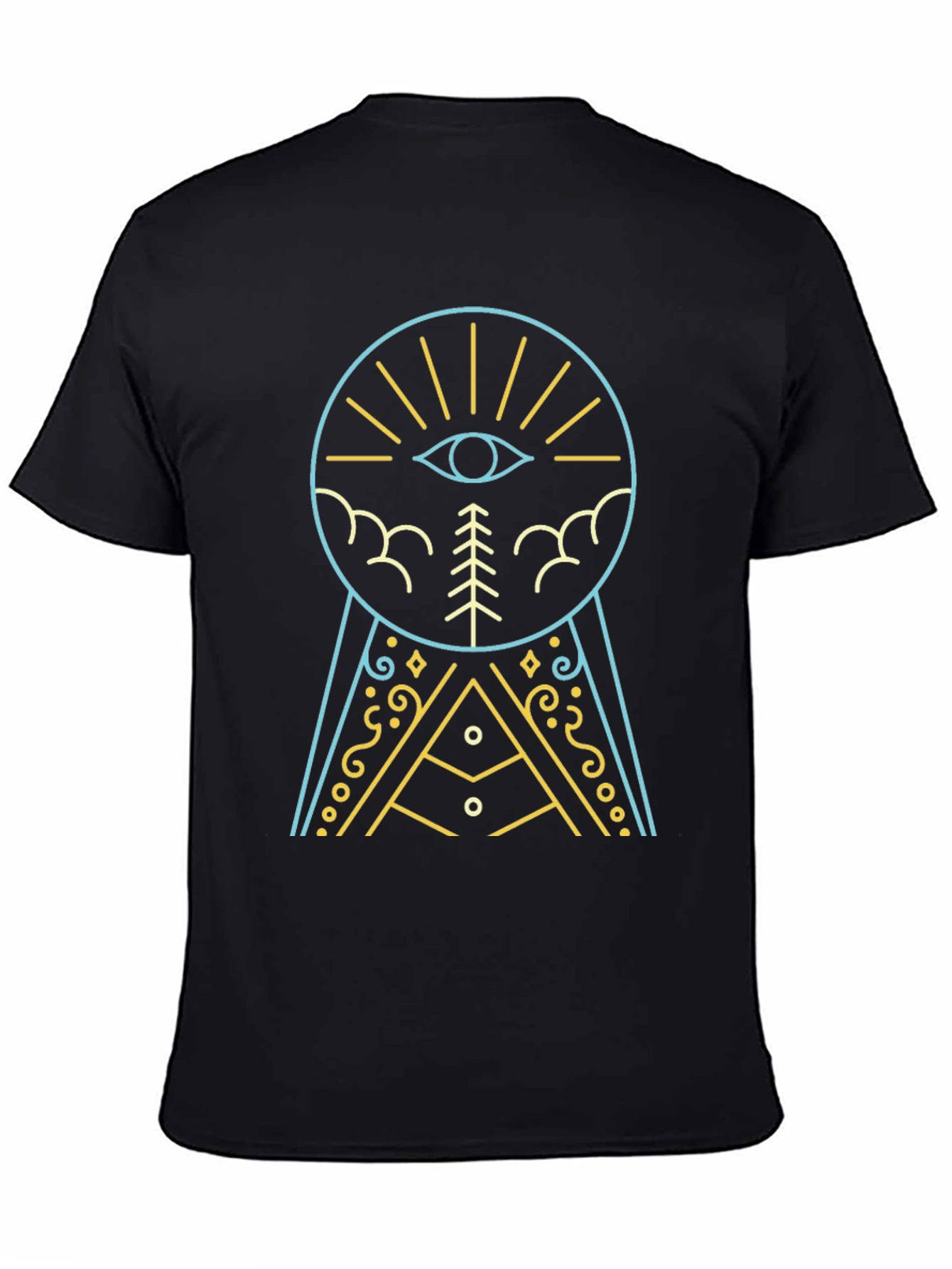 Mystic Eye Graphic Tee - Modern Style