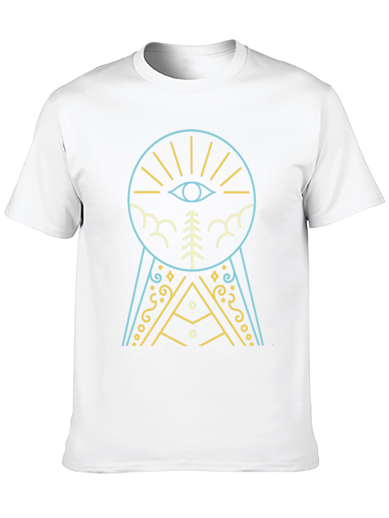Mystic Eye Graphic Tee - Modern Style
