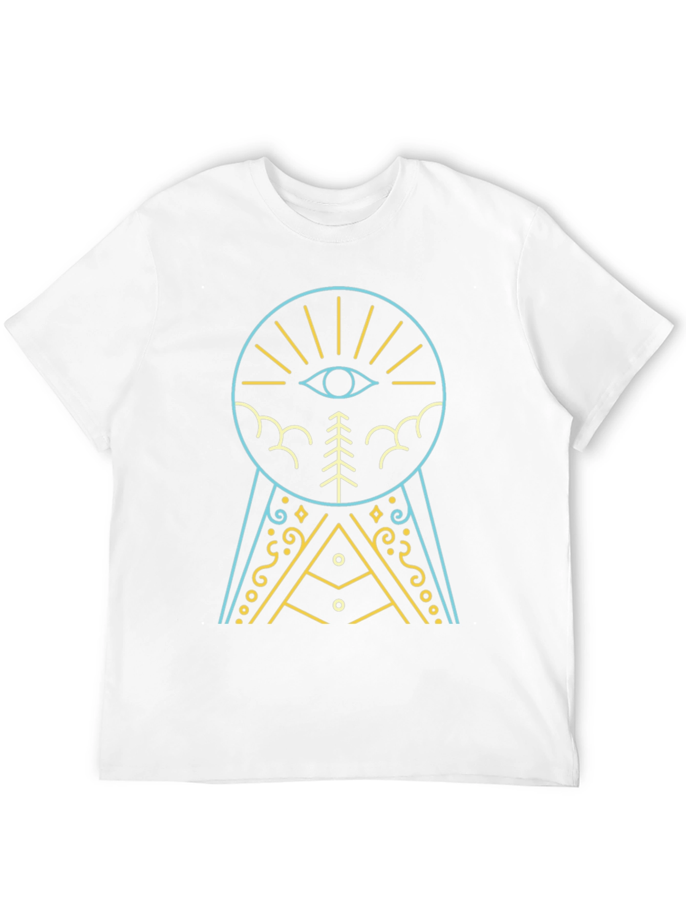 Mystic Eye Graphic Tee - Modern Style