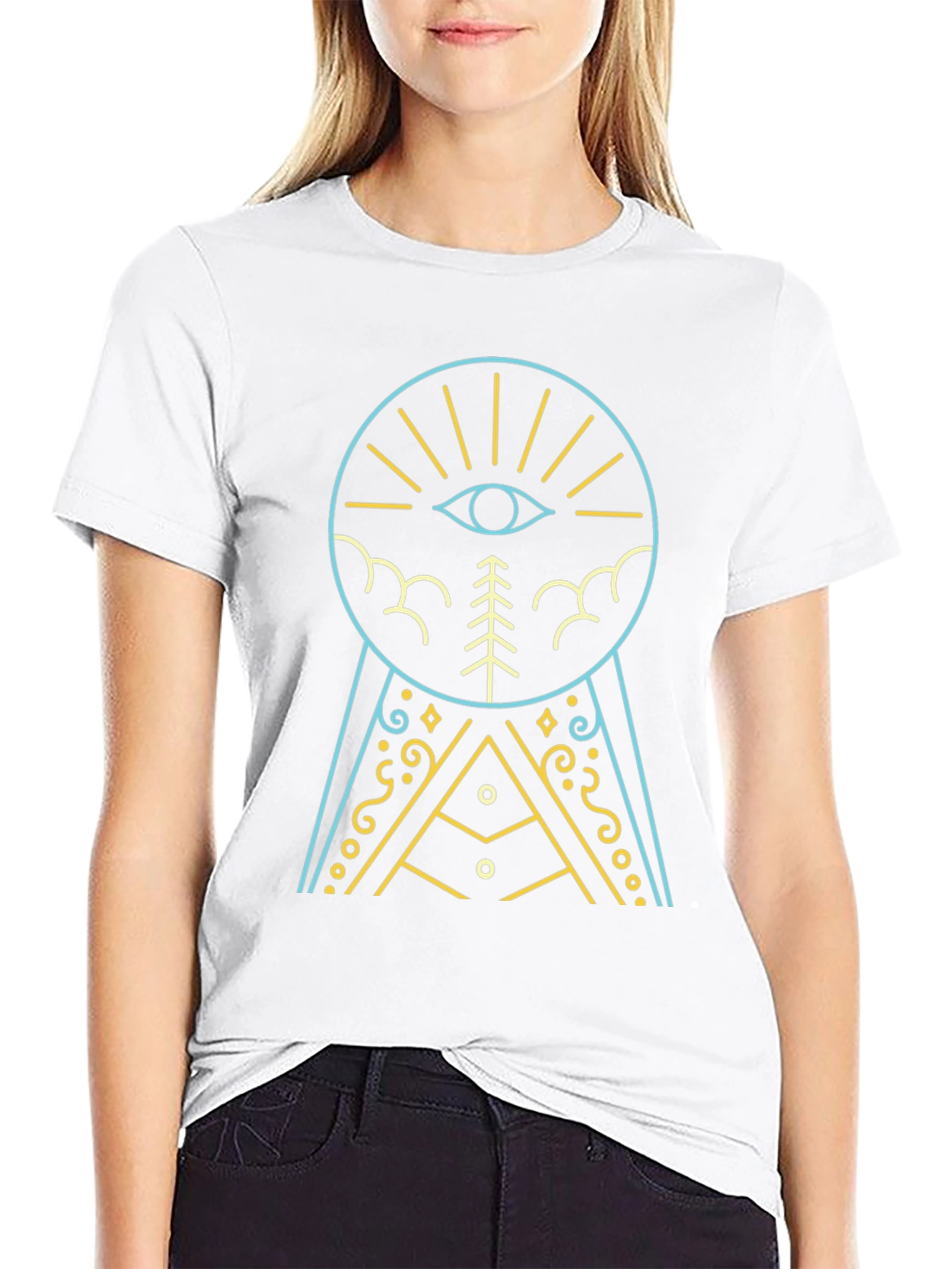 Mystic Eye Graphic Tee - Modern Style
