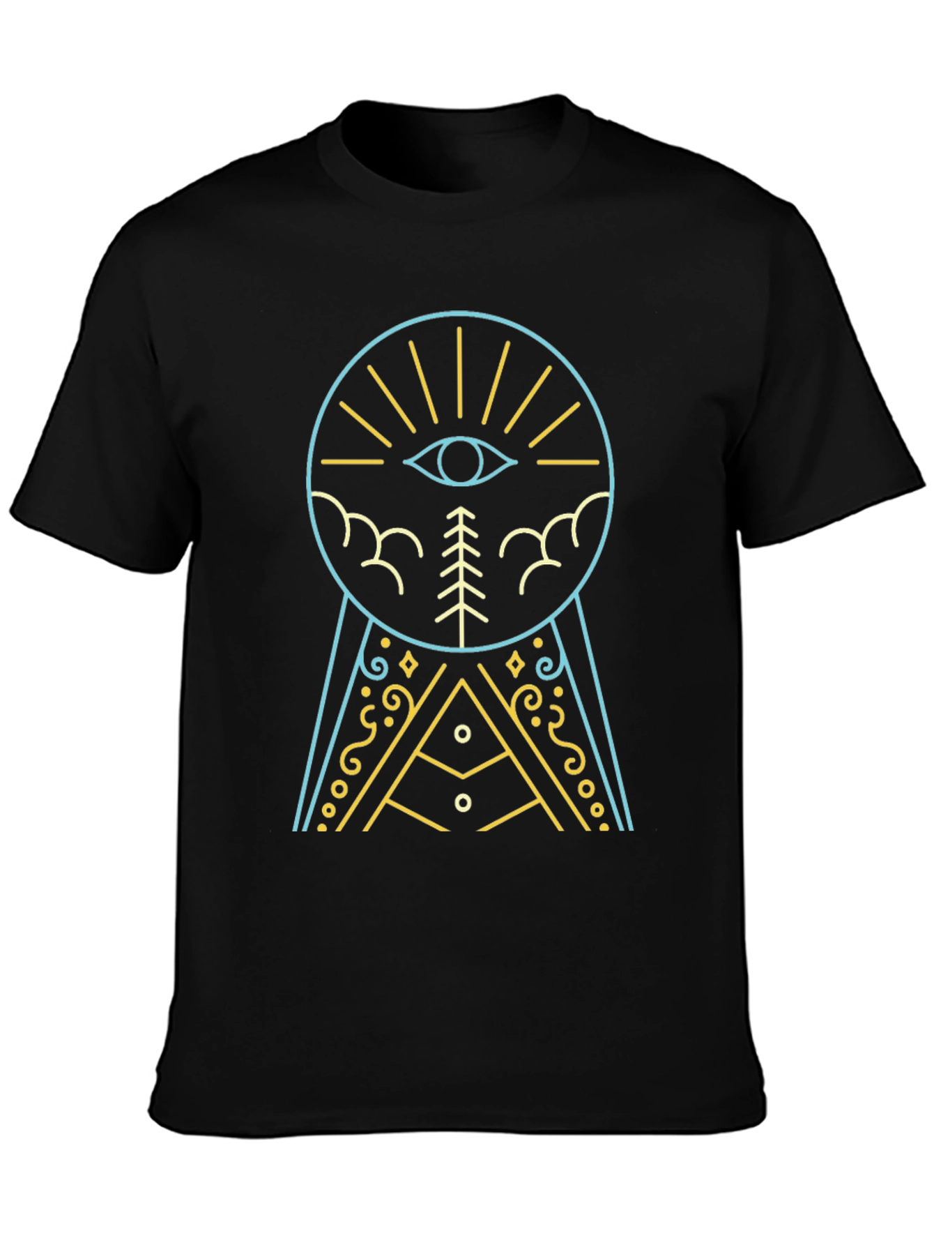Mystic Eye Graphic Tee - Modern Style