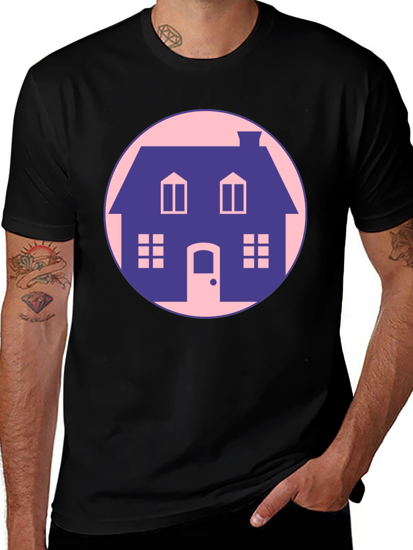 House Graphic Tee - Stylish & Unique Design