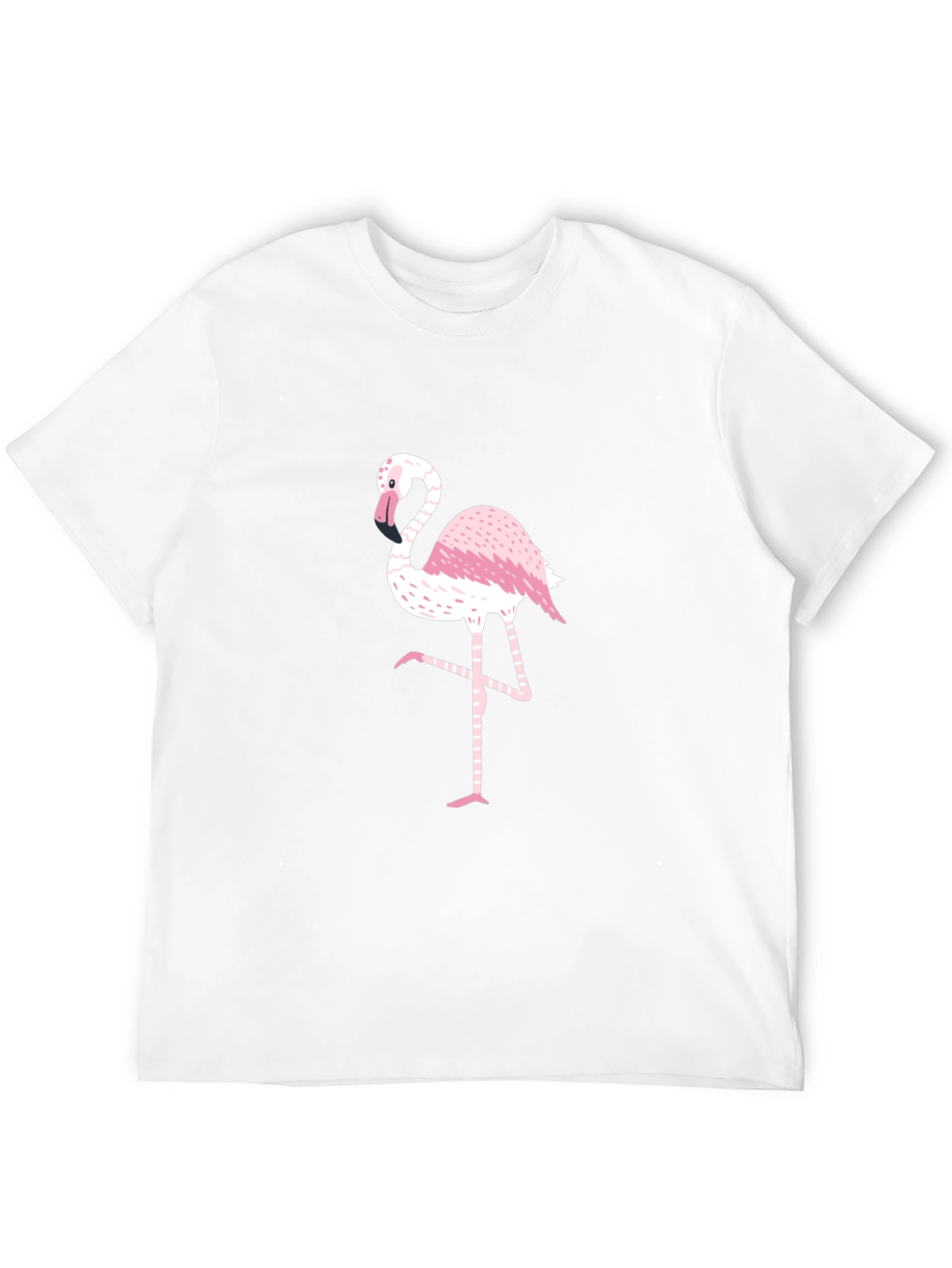 Black Flamingo Graphic Tee - Stylish Mens T-Shirt