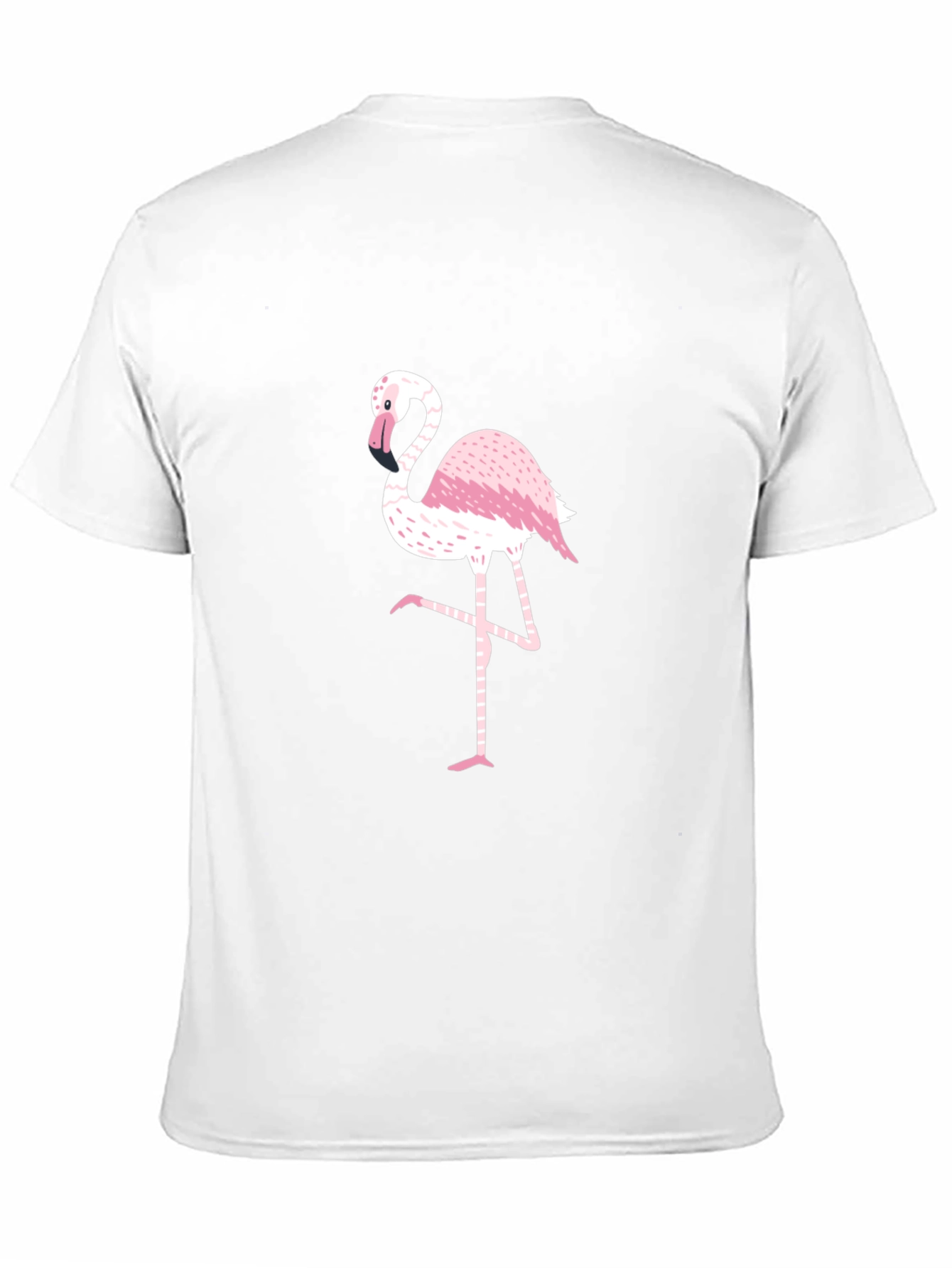 Black Flamingo Graphic Tee - Stylish Mens T-Shirt