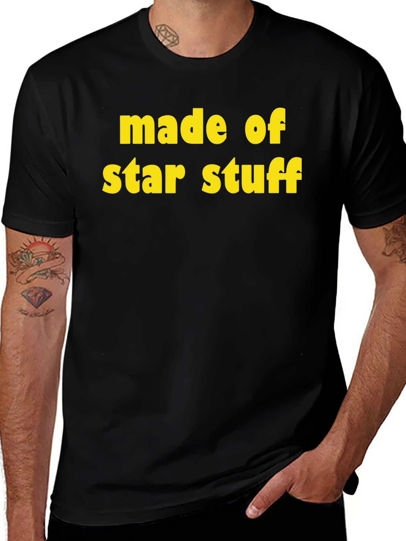 Made of Star Stuff Black T-Shirt