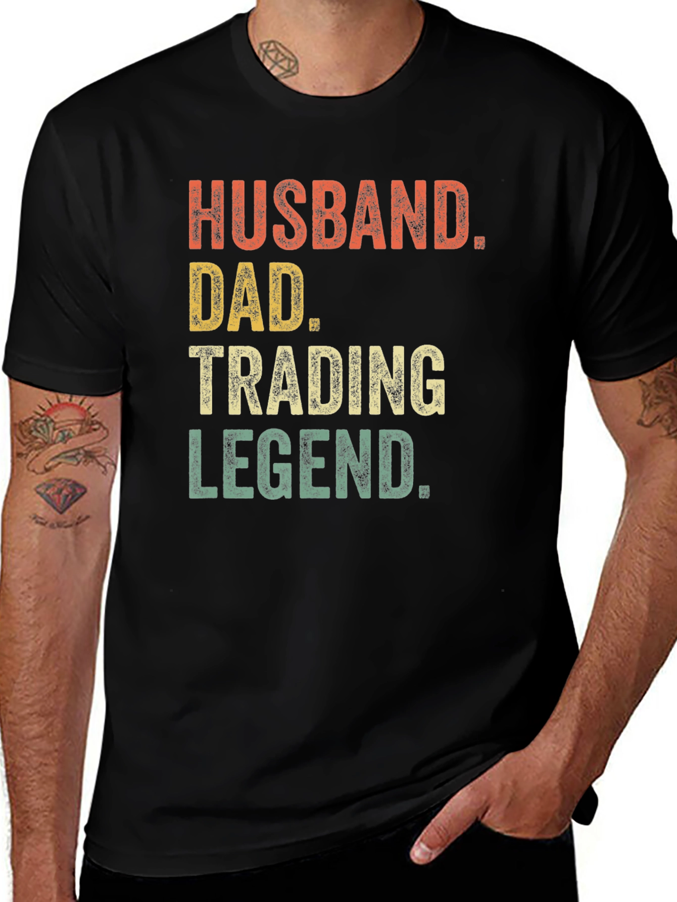 Husband Dad Trading Legend T-Shirt