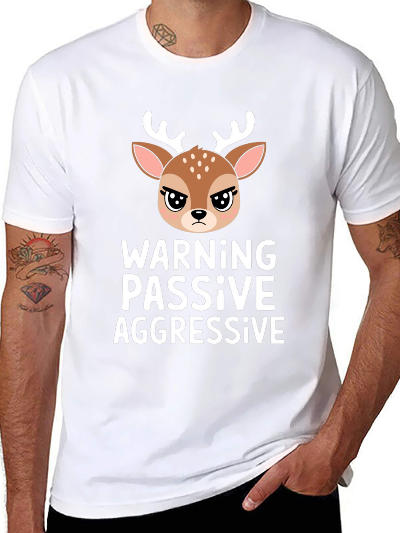 Warning Passive Aggressive Deer T-Shirt