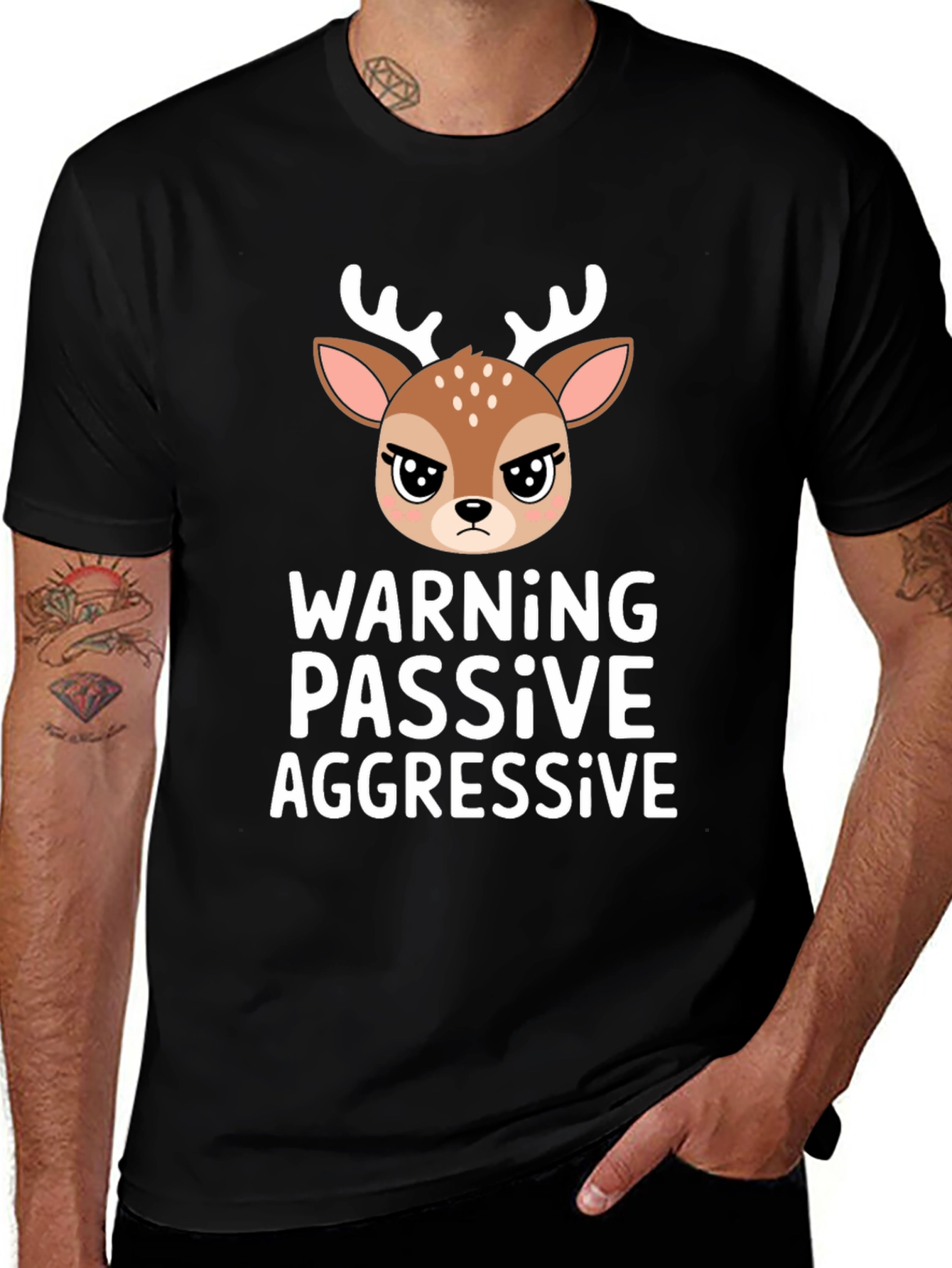 Warning Passive Aggressive Deer T-Shirt