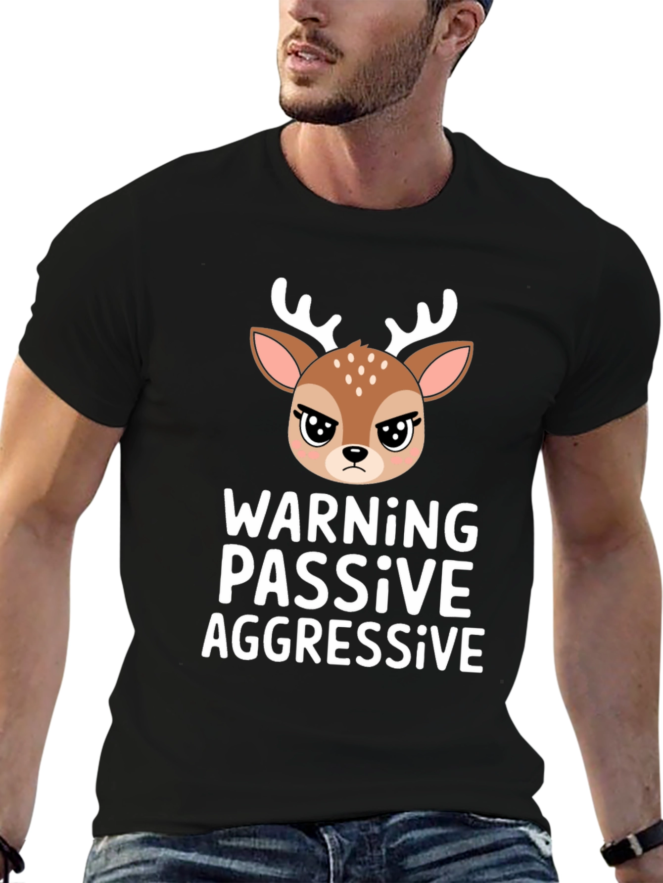 Warning Passive Aggressive Deer T-Shirt