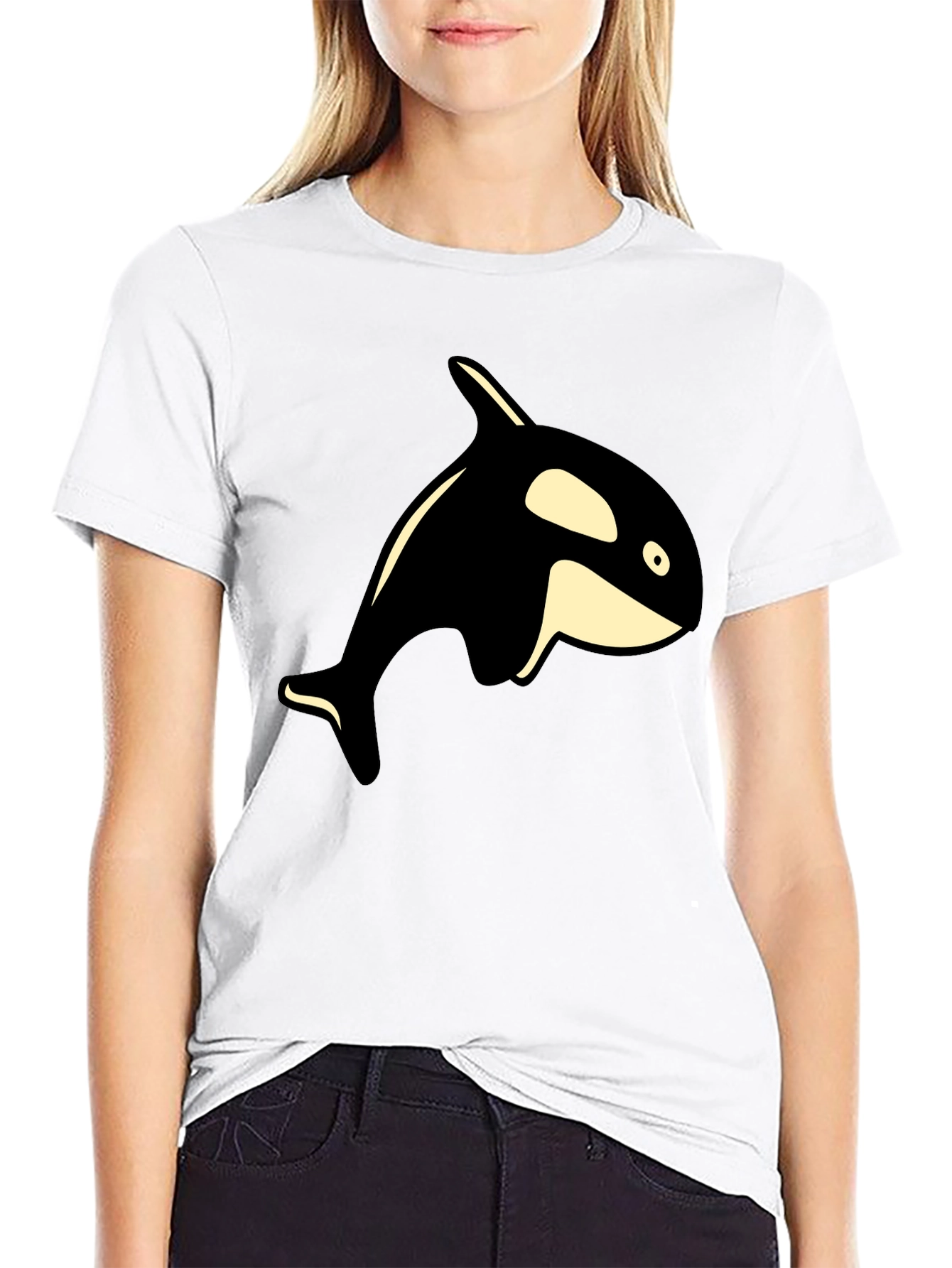 Orca Graphic T-Shirt - Black Whale Tee