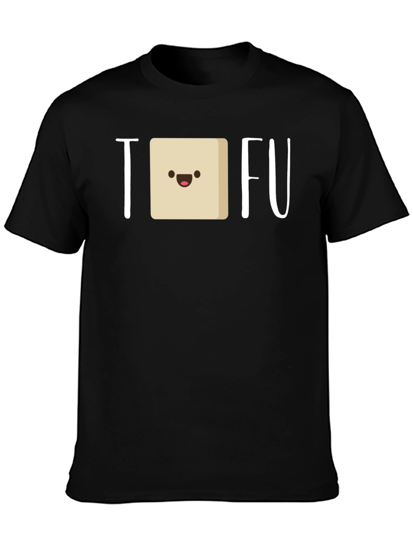 Cute Tofu Graphic Tee - Vegan Foodie Shirt