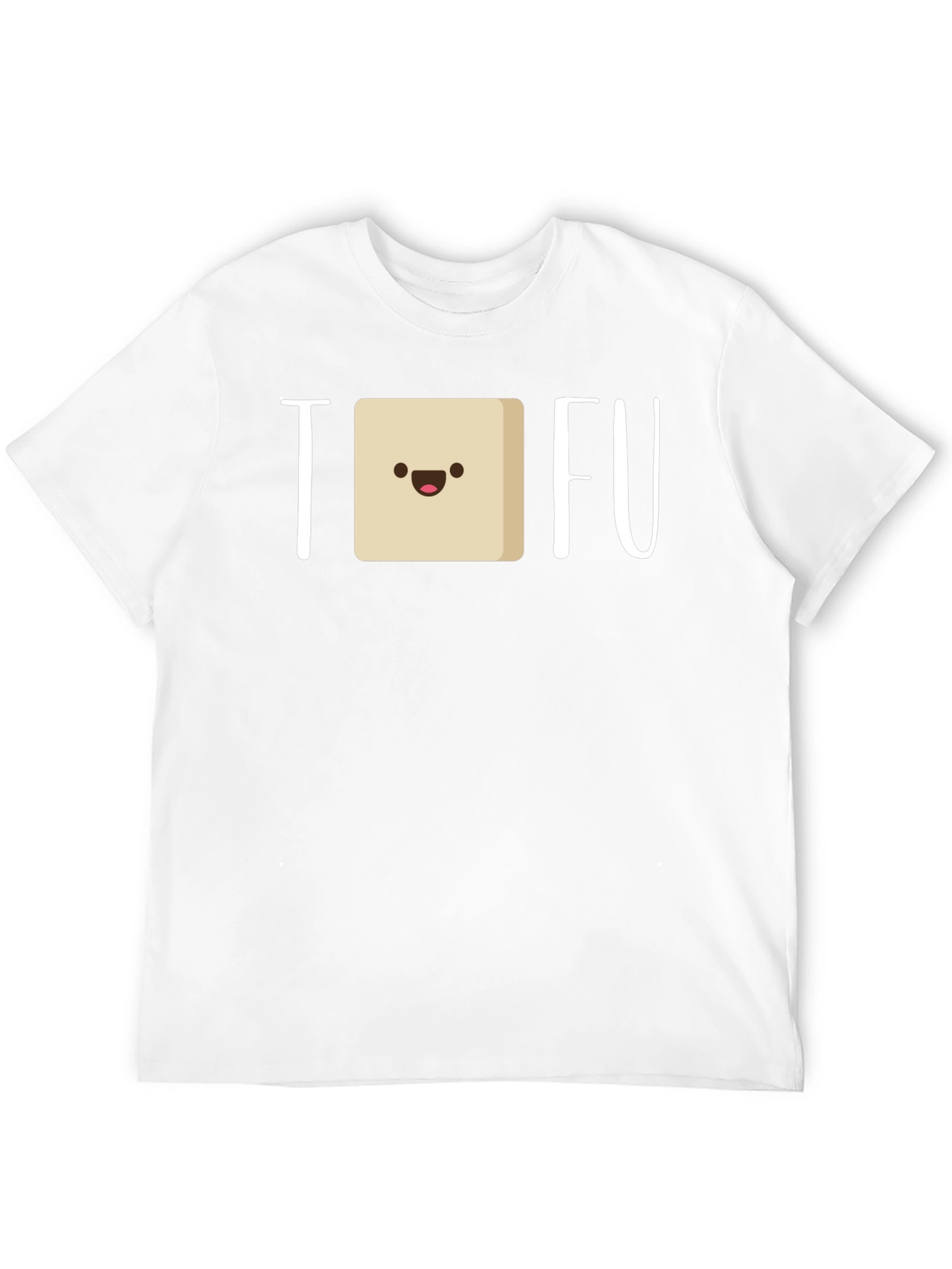 Cute Tofu Graphic Tee - Vegan Foodie Shirt