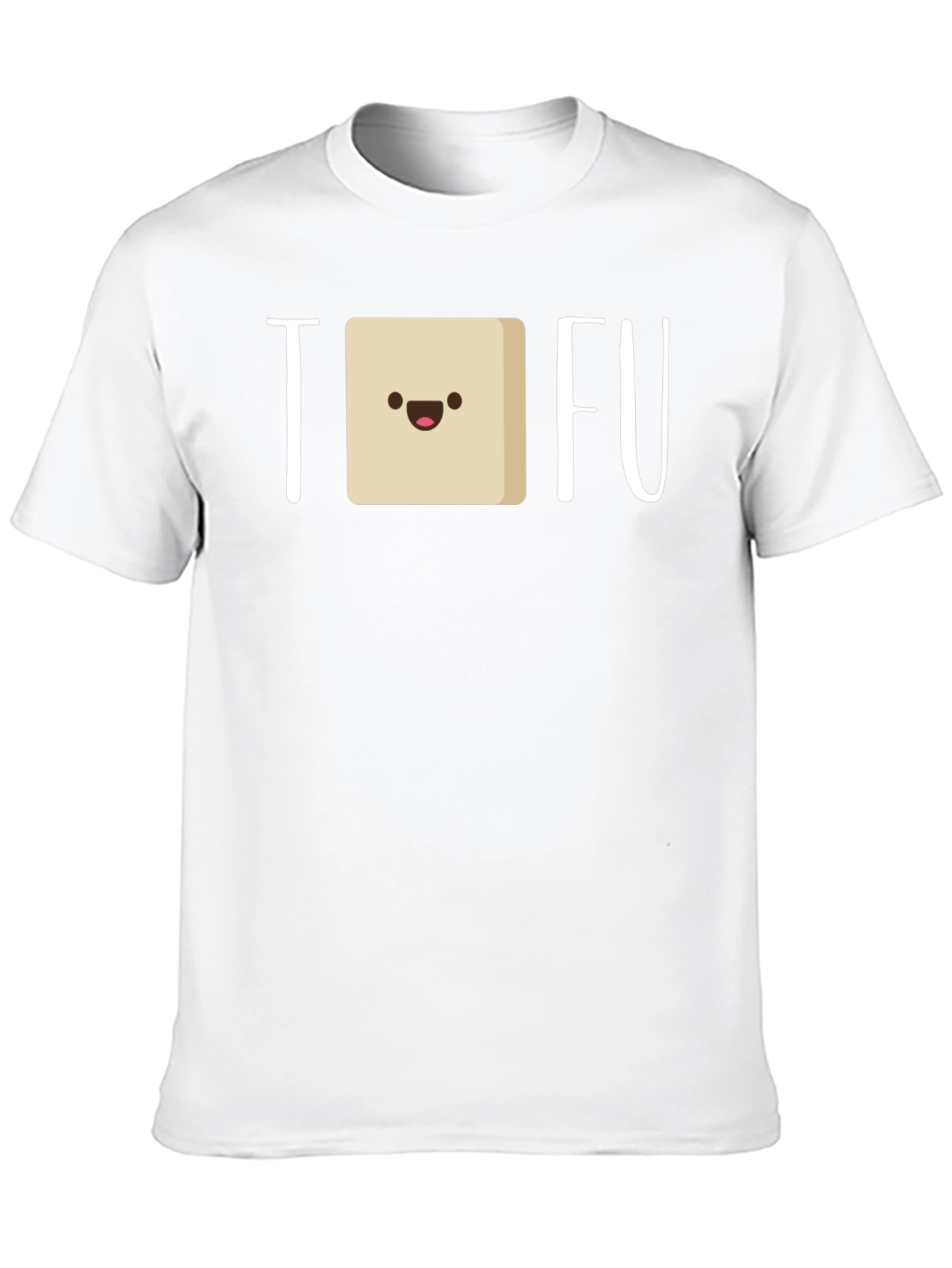 Cute Tofu Graphic Tee - Vegan Foodie Shirt