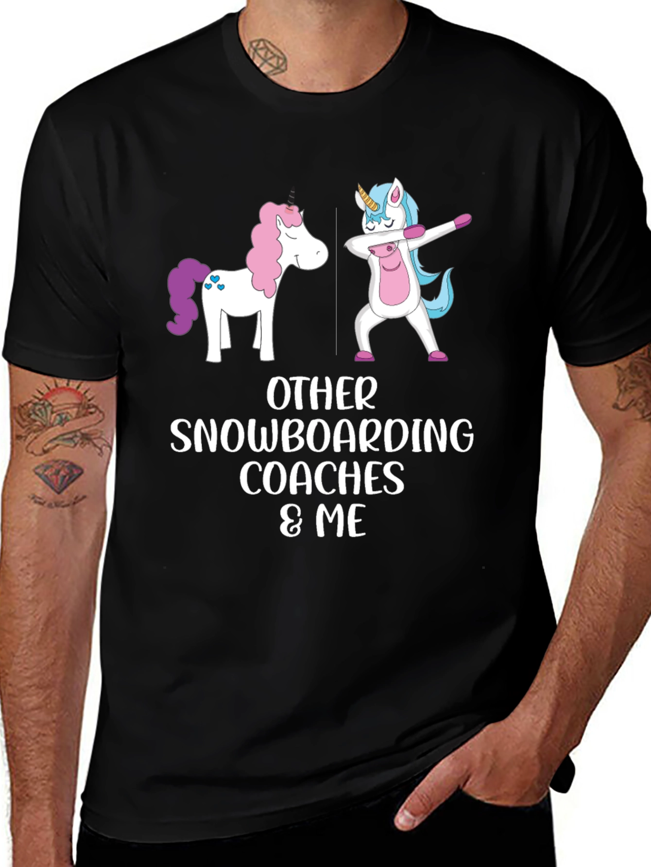 Unicorn Snowboarding Coaches T-Shirt