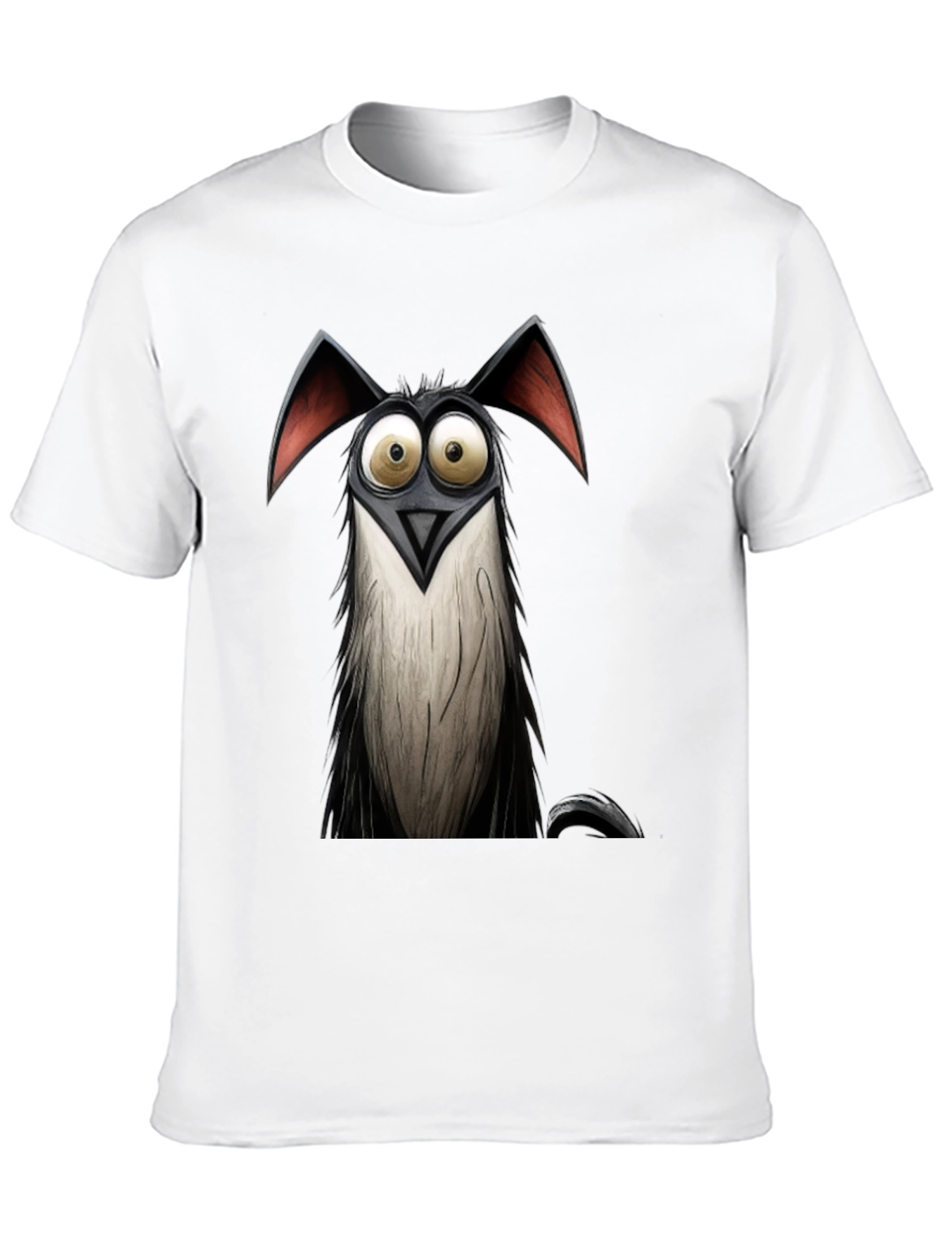 Cartoon Dog Graphic T-Shirt