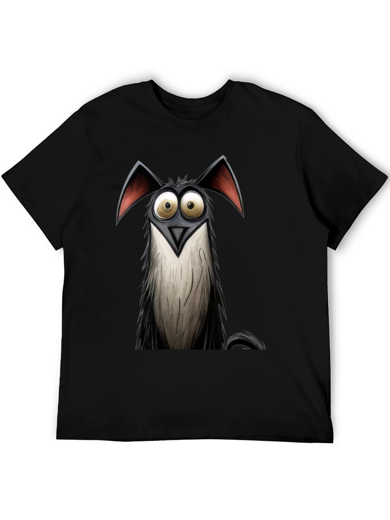 Cartoon Dog Graphic T-Shirt