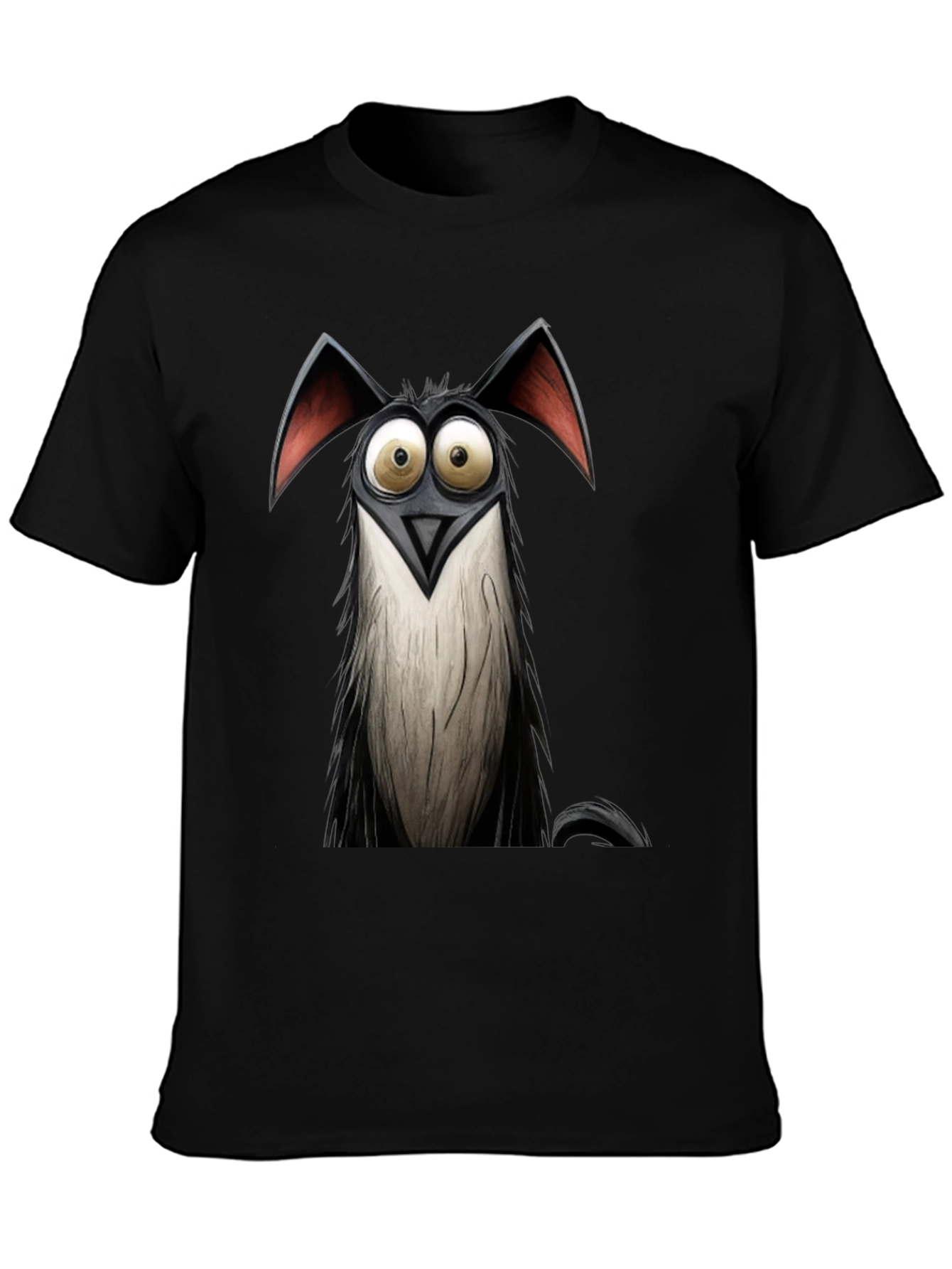 Cartoon Dog Graphic T-Shirt