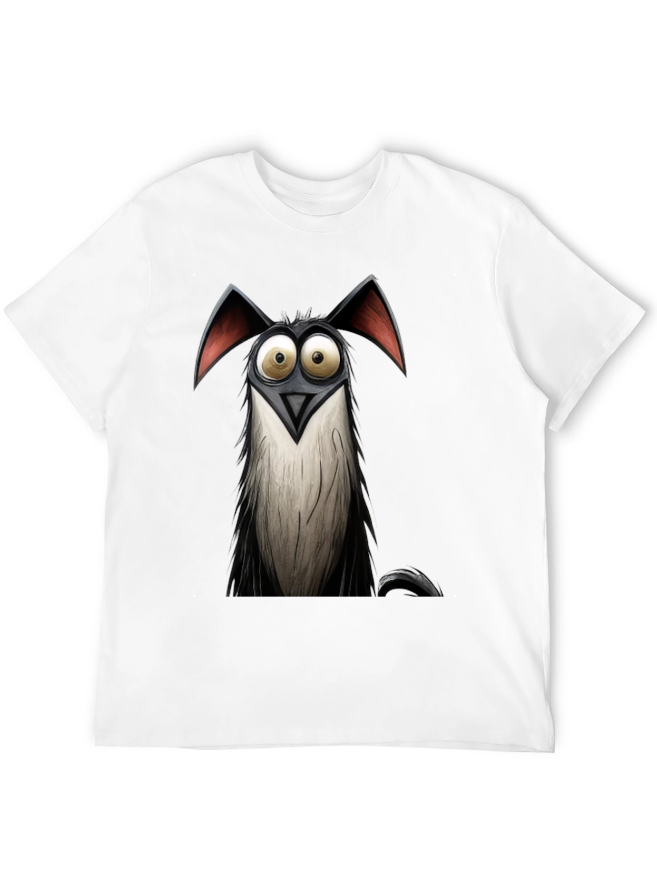 Cartoon Dog Graphic T-Shirt