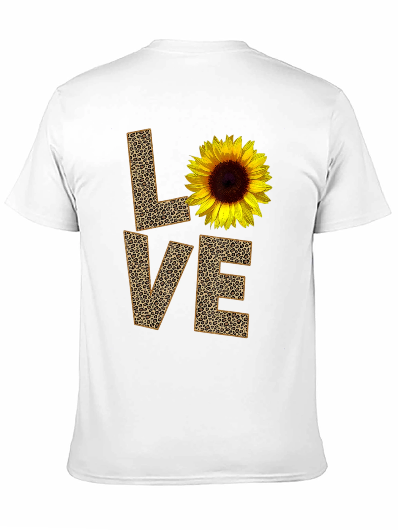 Sunflower Leopard Print LOVE Graphic Tee