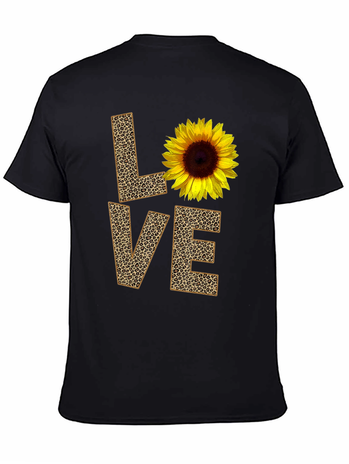 Sunflower Leopard Print LOVE Graphic Tee