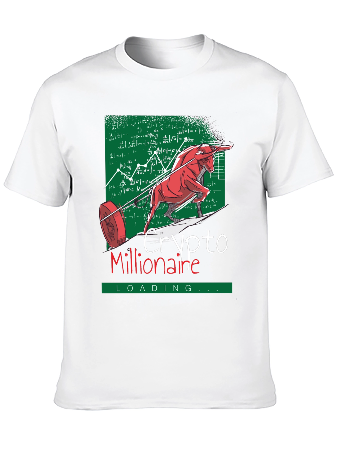 Crypto Millionaire Loading Graphic Tee - Black