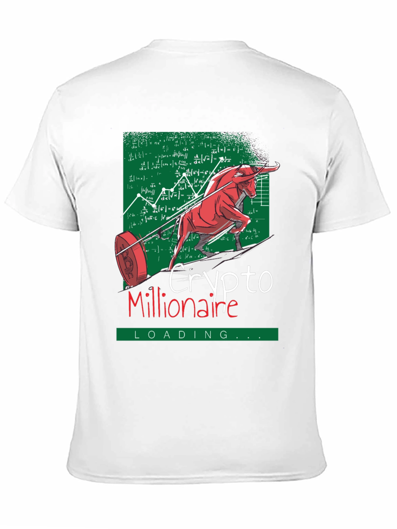 Crypto Millionaire Loading Graphic Tee - Black